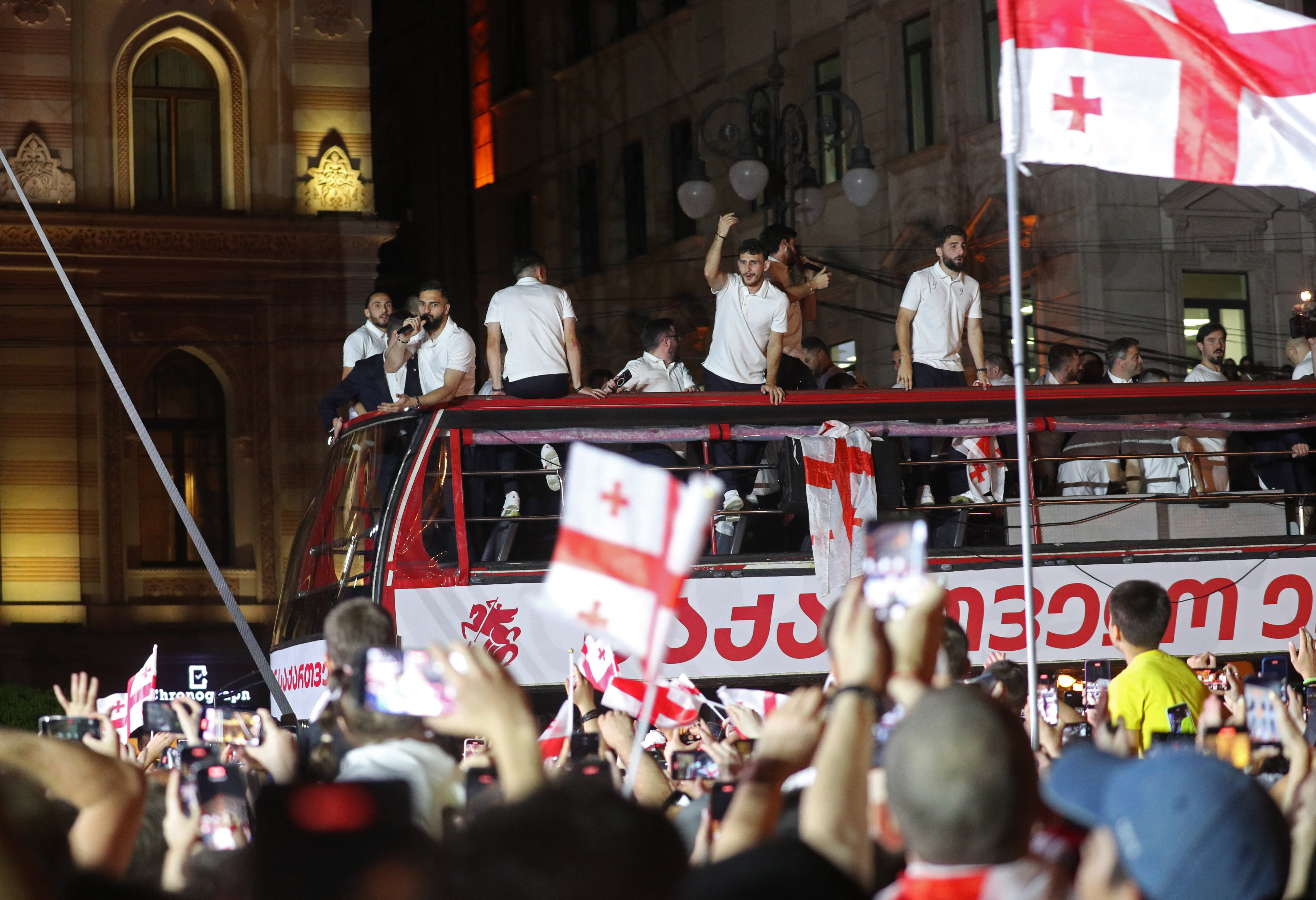 Georgia national football team returns home from Euro 2024