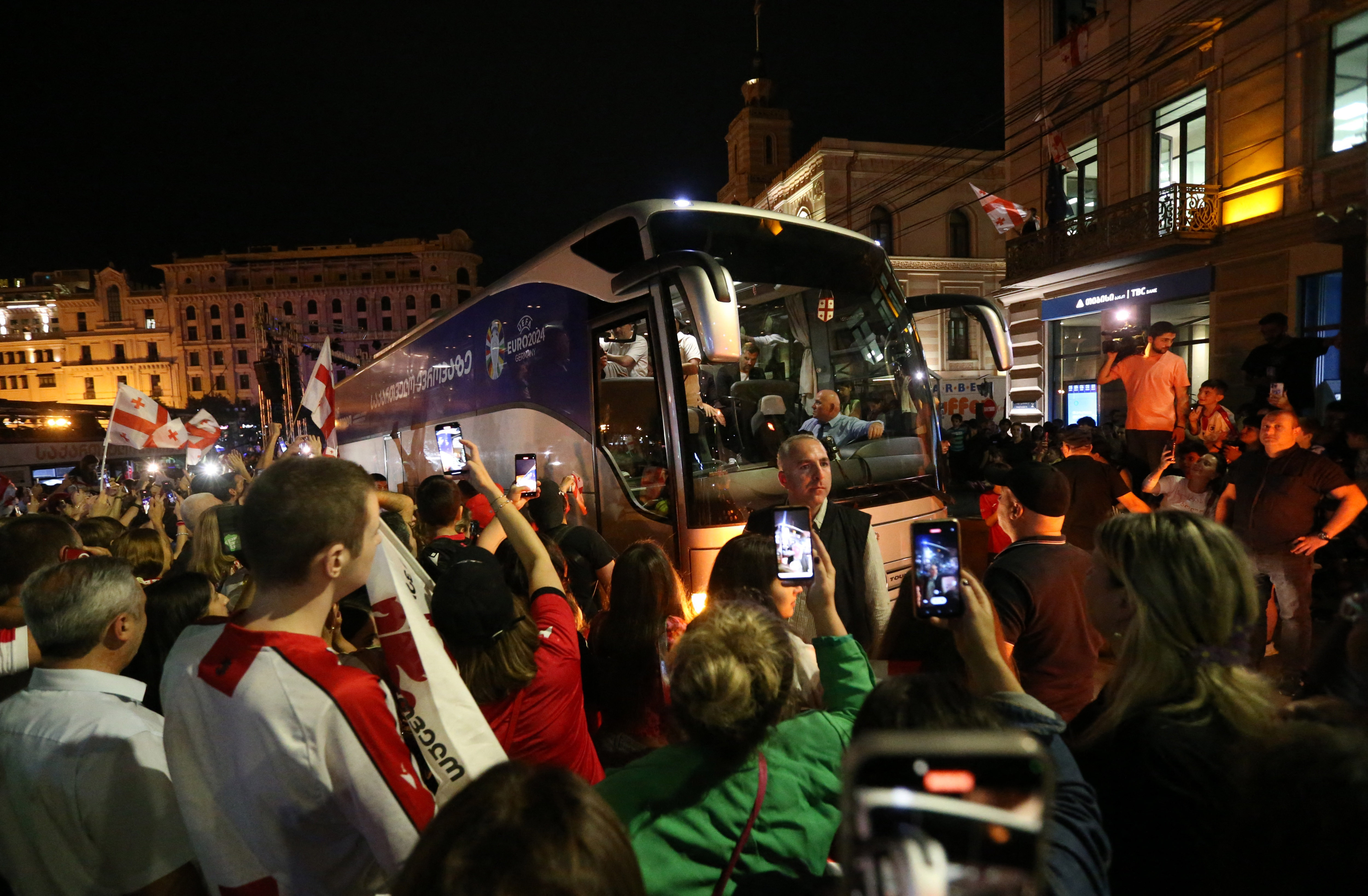 Georgia national football team returns home from Euro 2024