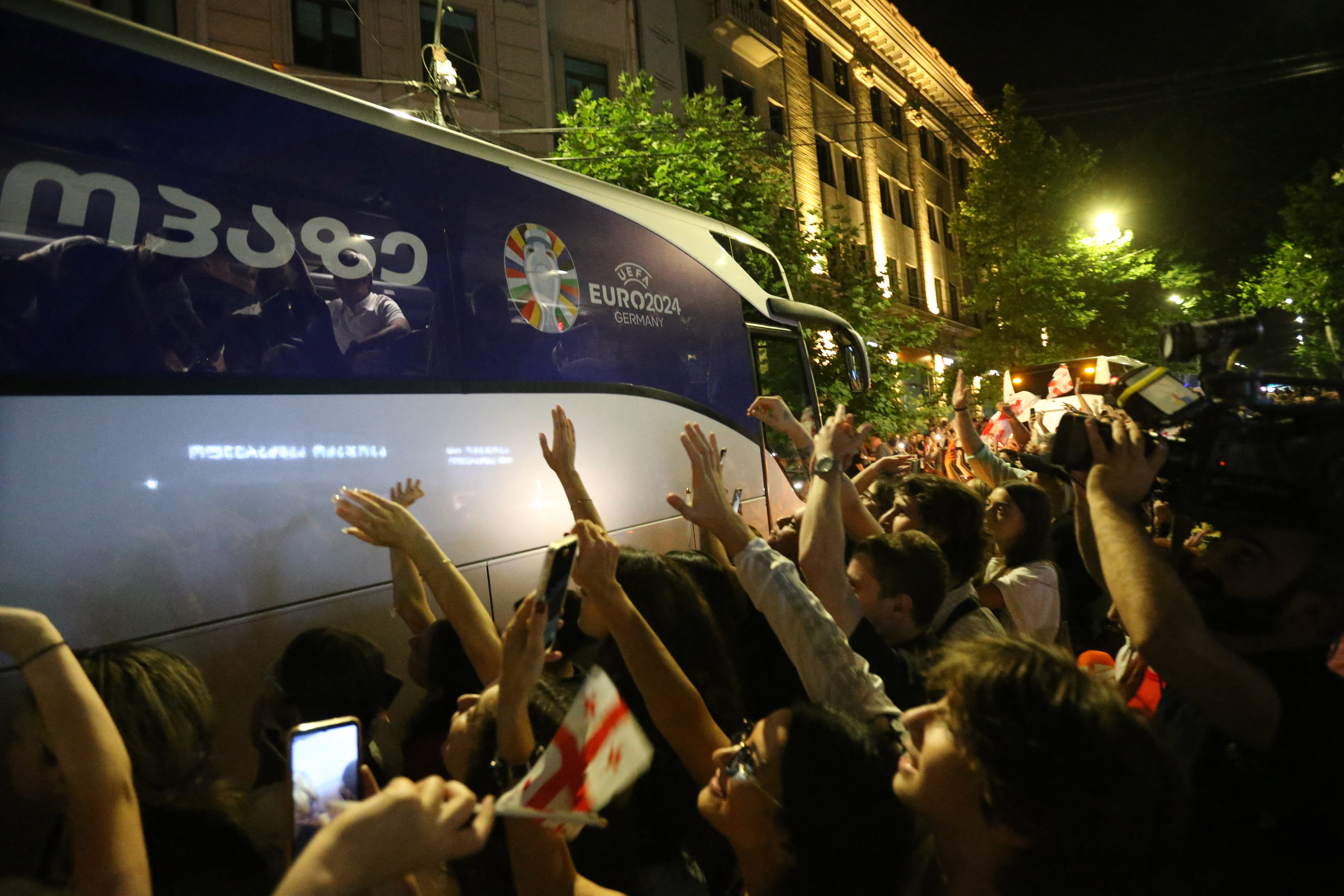 Georgia national football team returns home from Euro 2024
