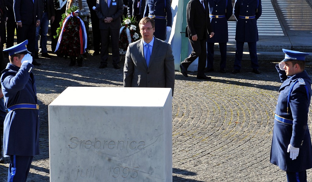 Vučić u Srebrenici Srebrenica Potočari