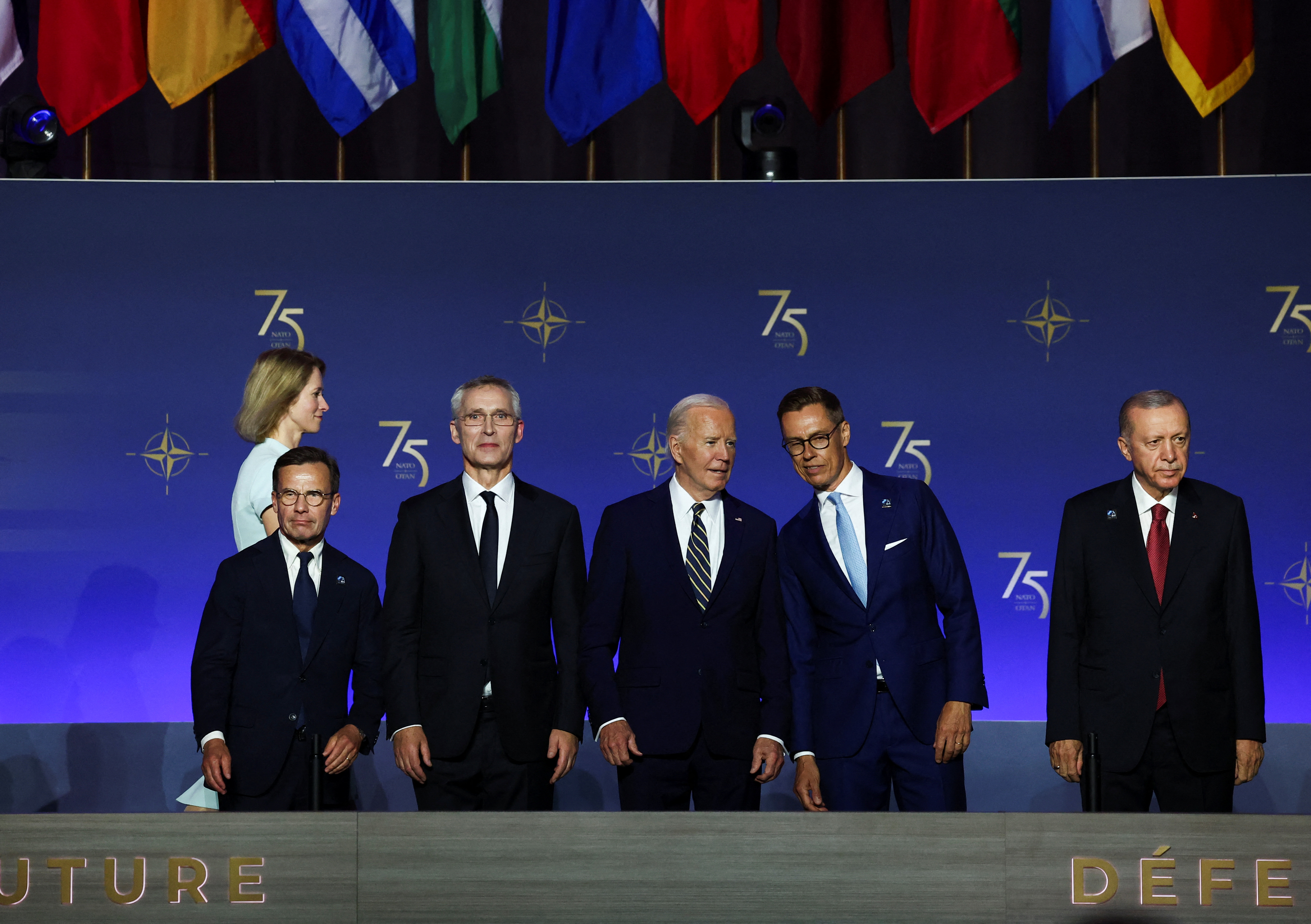 Commemoration of the 75th anniversary of the alliance at a NATO event, in Washington