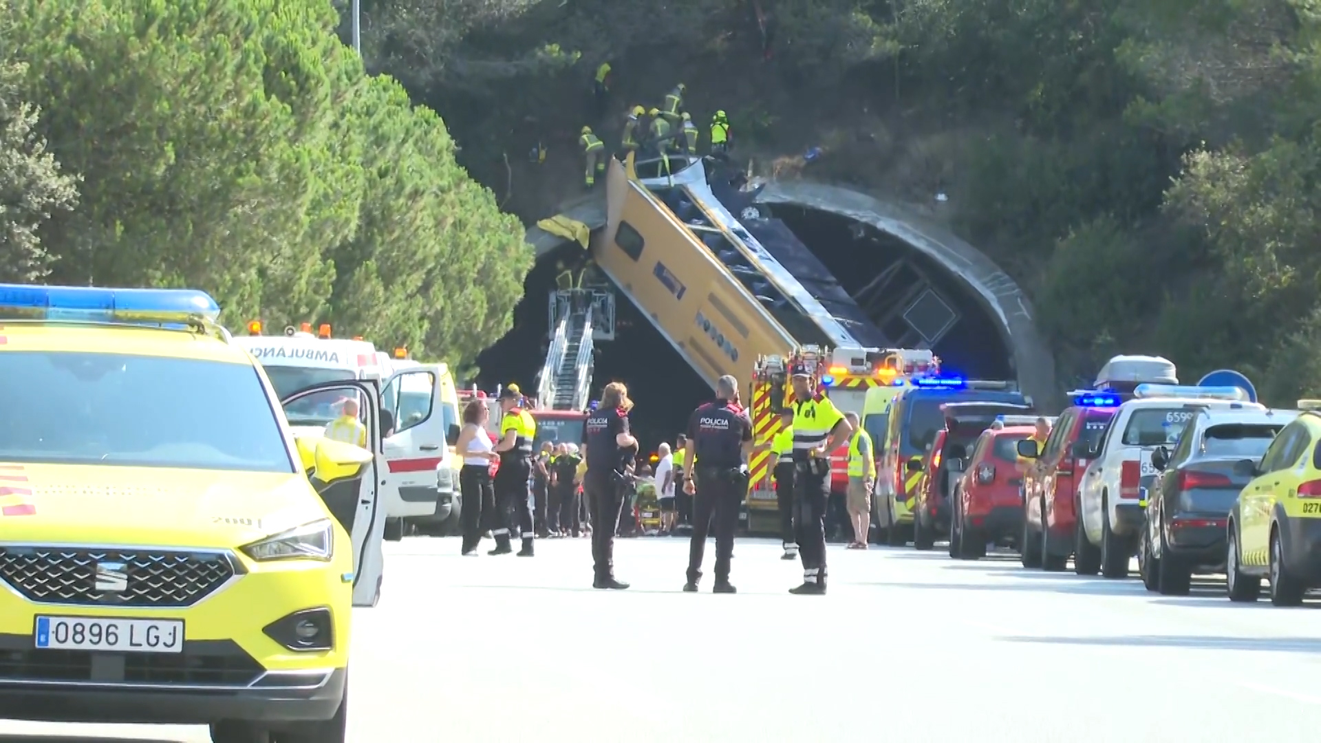 nesreca autobus katalonija