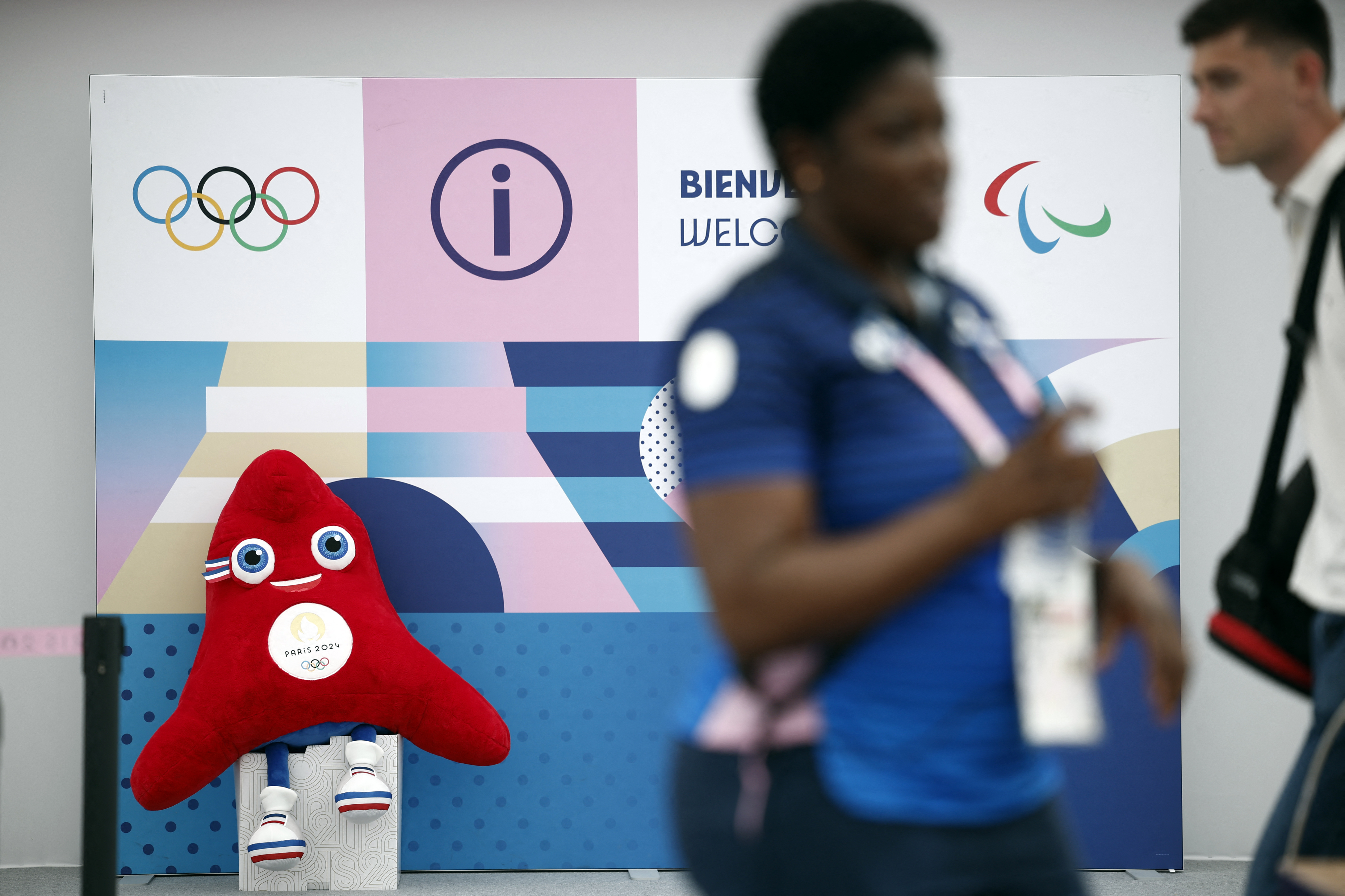 Press visit at the Olympic and Paralympic athletes Village