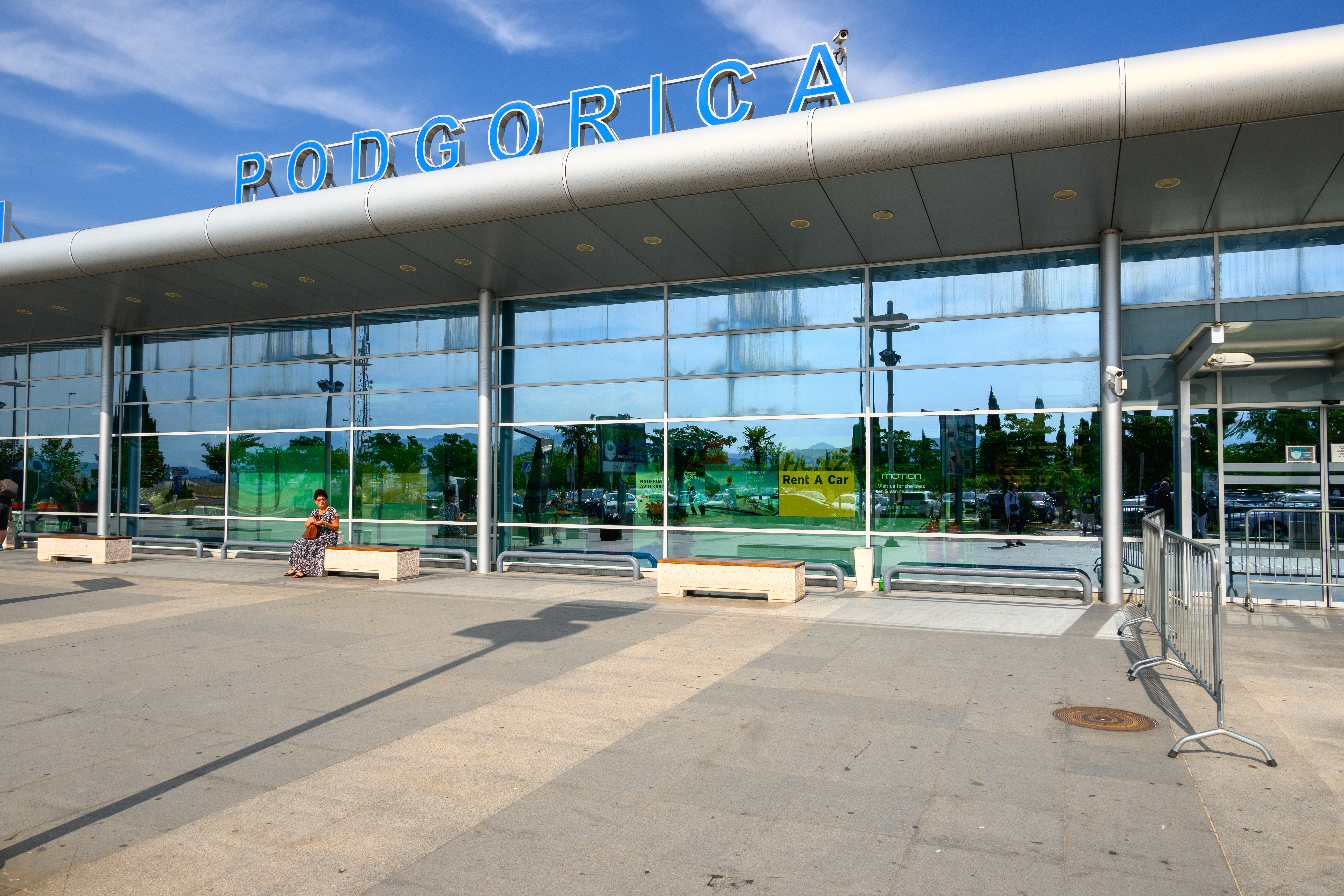 Podgorica,,Montenegro,-,June,3,,2022:,Podgorica,Airport,Building.,Podgorica
