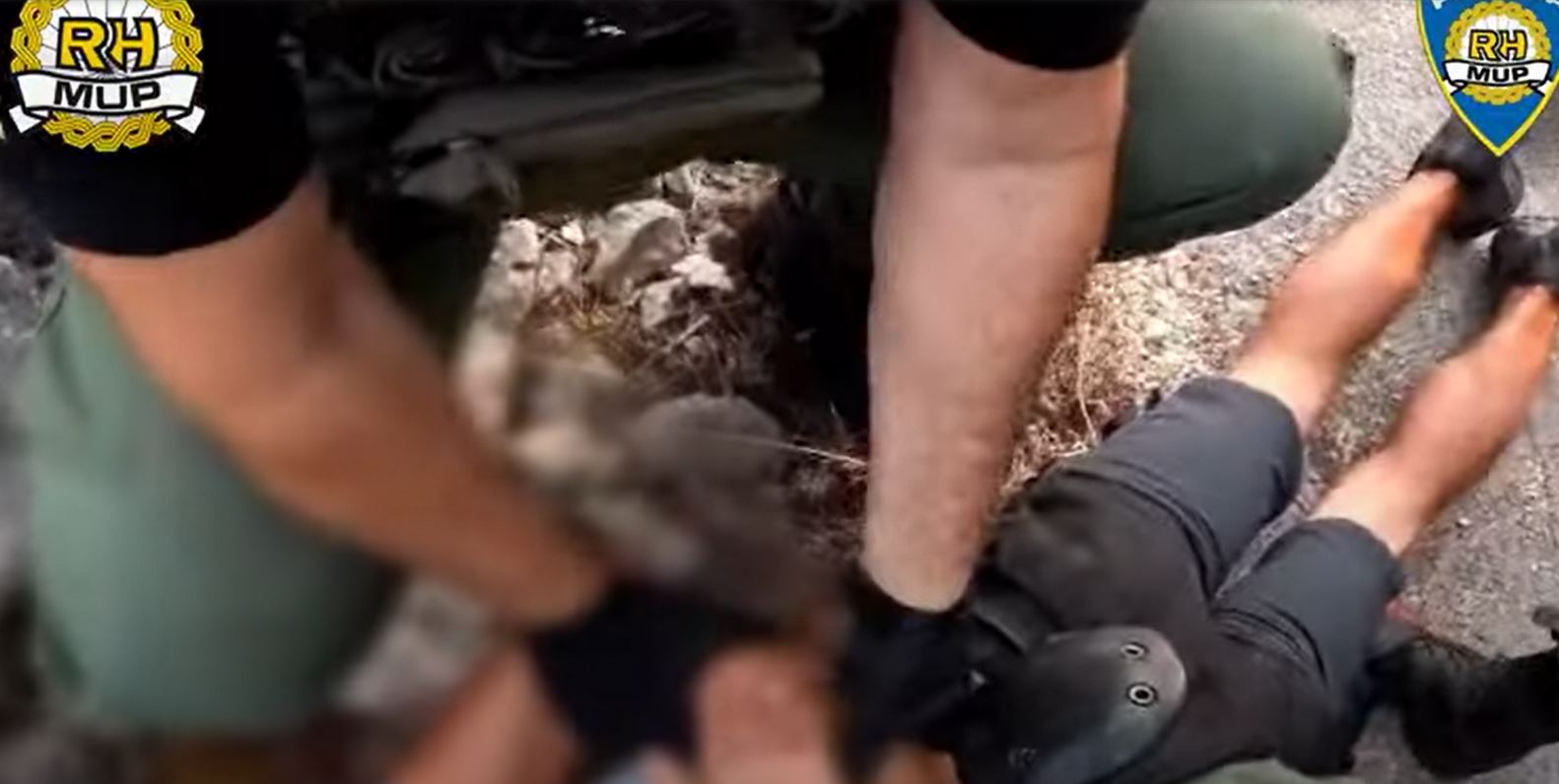 HRVATSKA POLCIJA HAPŠENJE