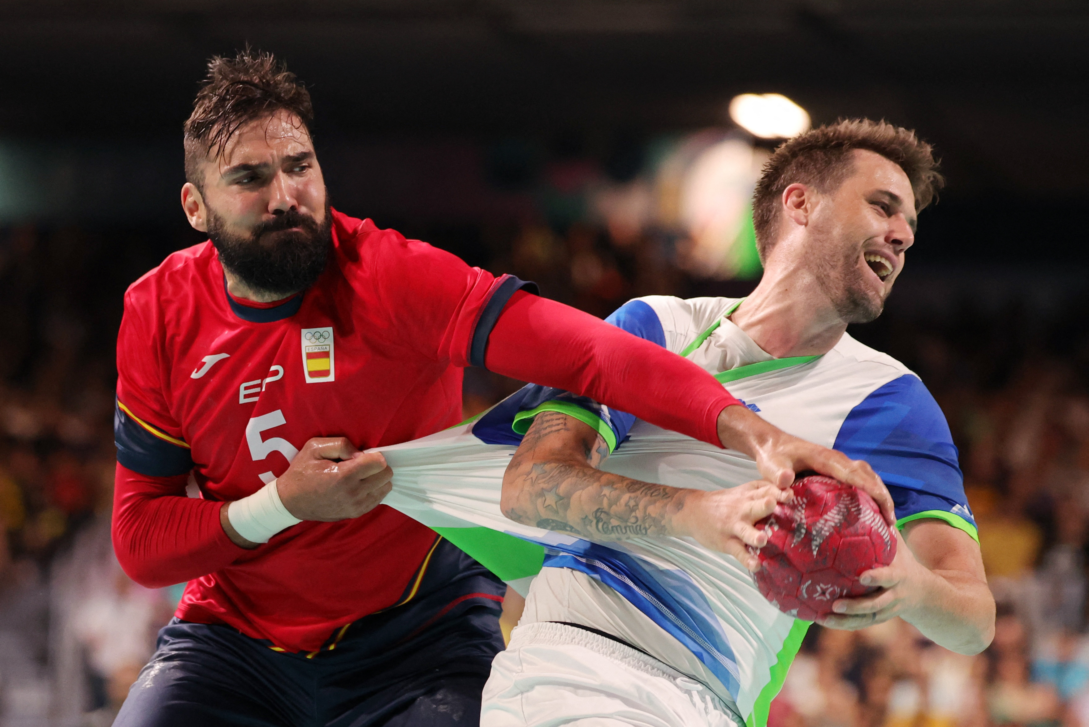Handball - Men's Preliminary Round Group A - Spain vs Slovenia