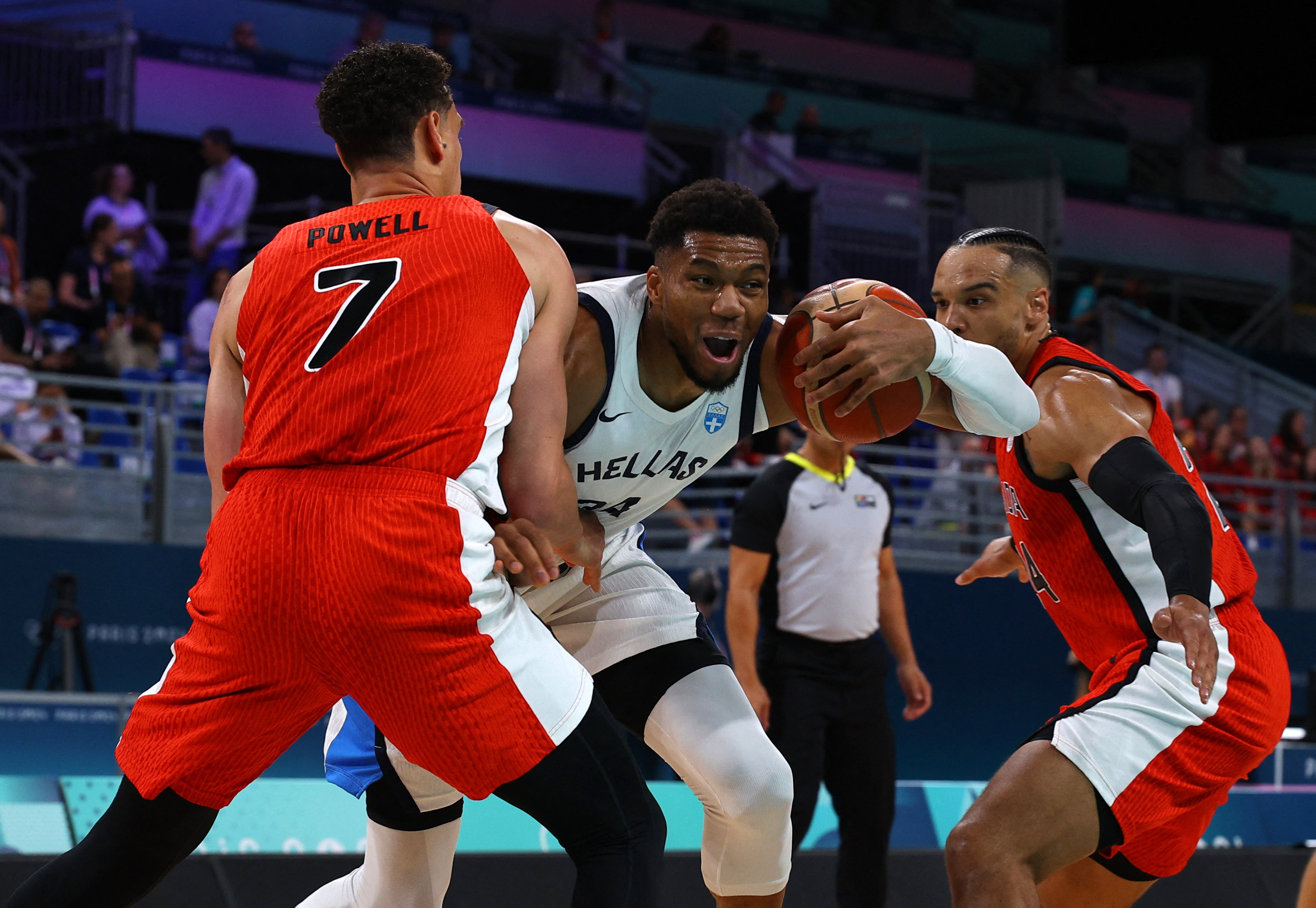 Basketball - Men's Group Phase - Group A - Greece vs Canada