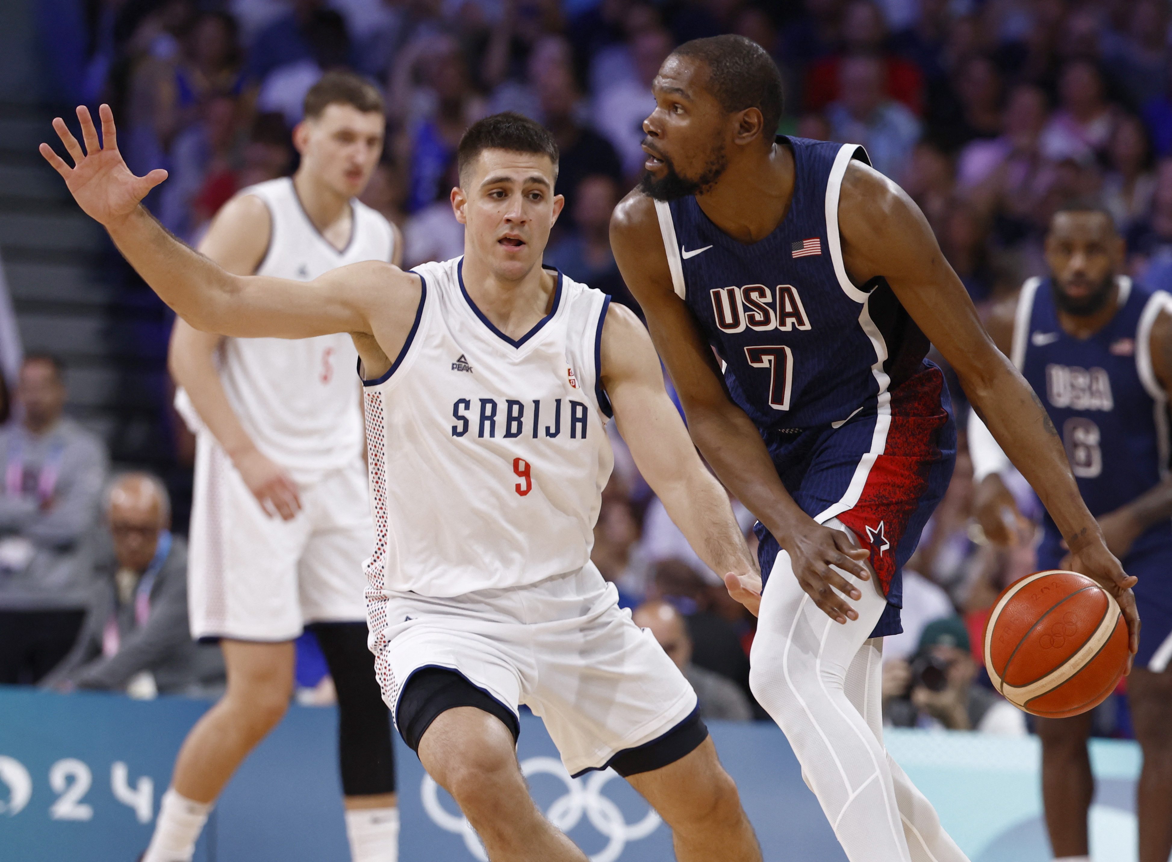 Basketball - Men's Group Phase - Group C - Serbia vs United States of America