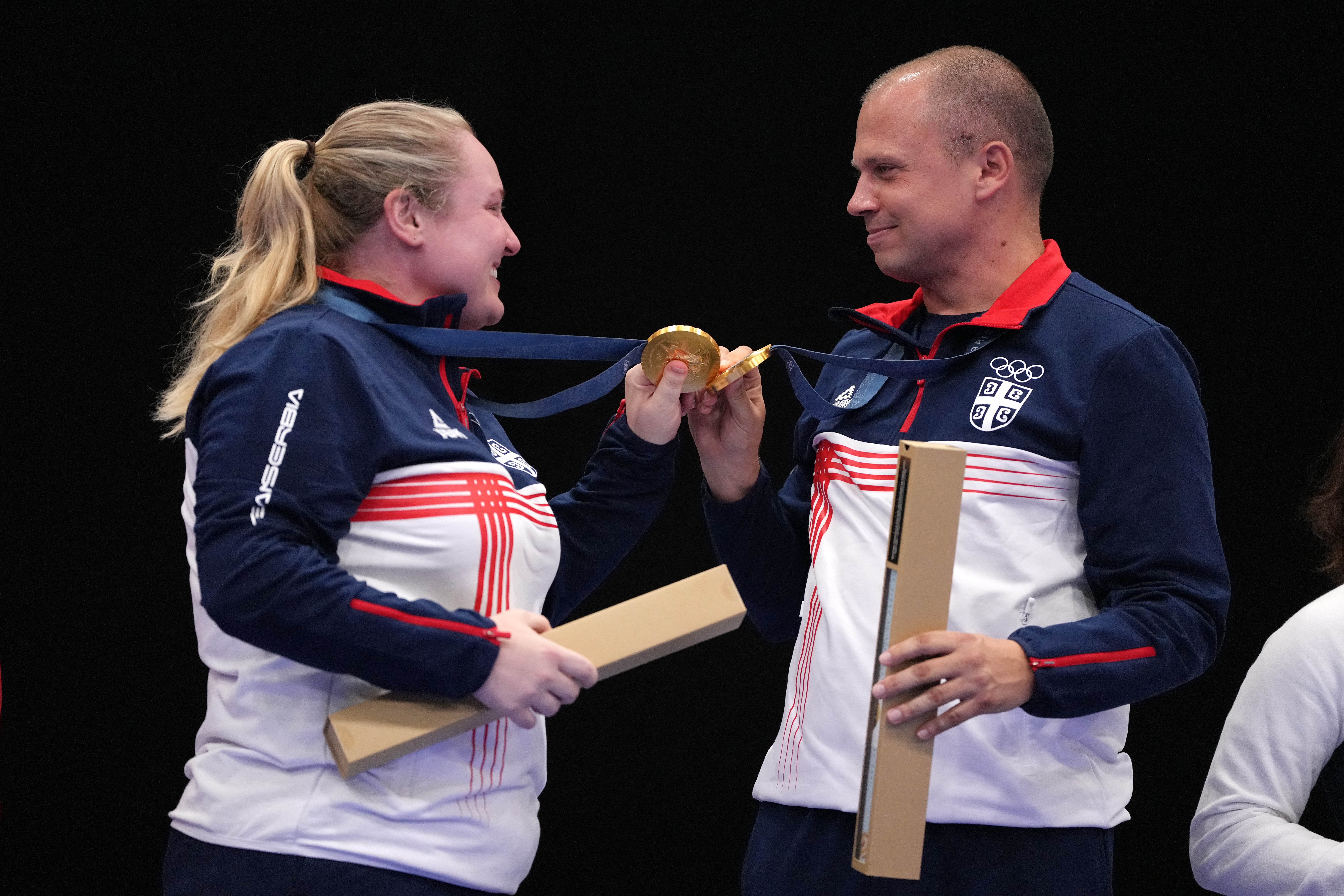Shooting - 10m Air Pistol Mixed Team Gold Medal