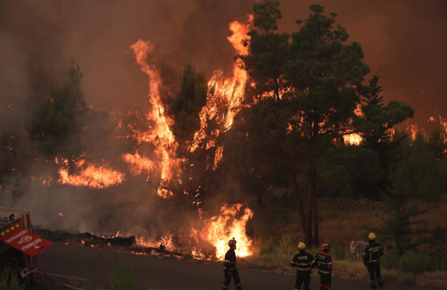 Tučepi: Požarište je obišao i županijski zapovjednik Ivan Kovačević