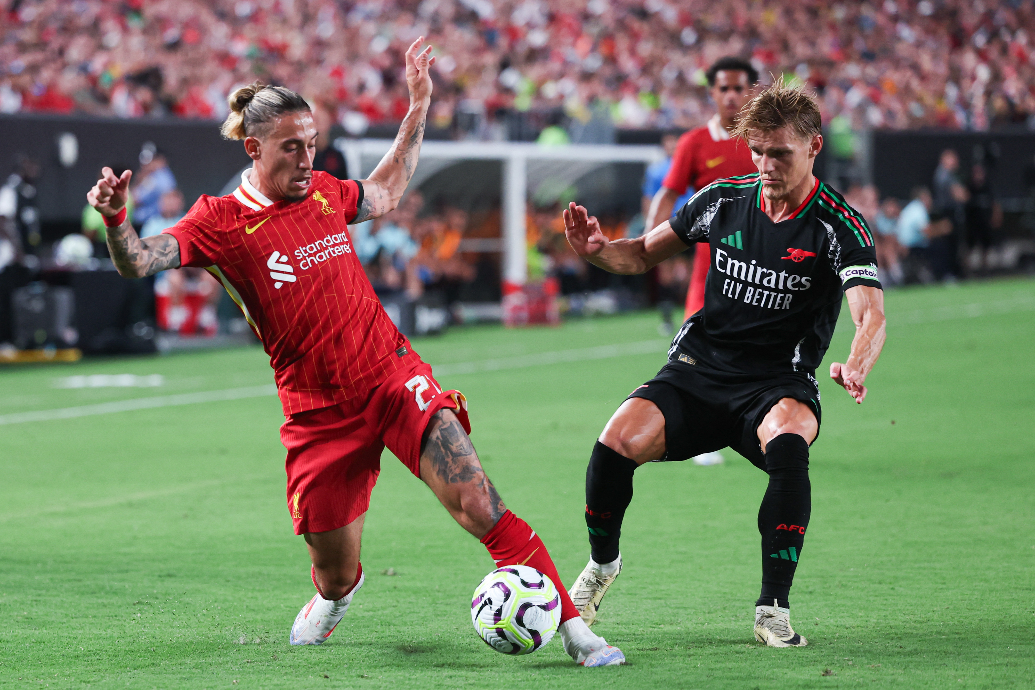 Soccer: International Friendly Soccer-Liverpool at Arsenal