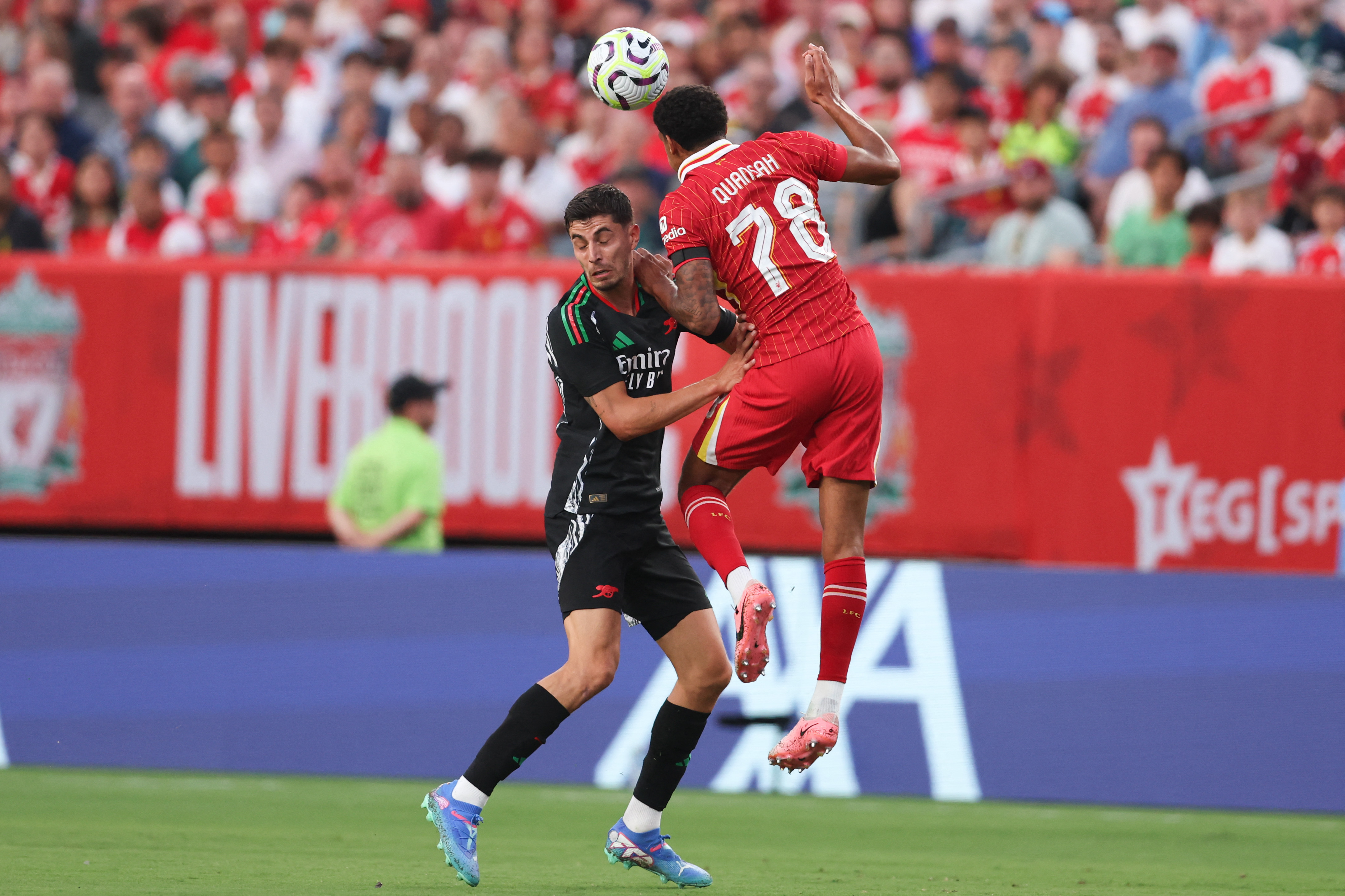 Soccer: International Friendly Soccer-Liverpool at Arsenal
