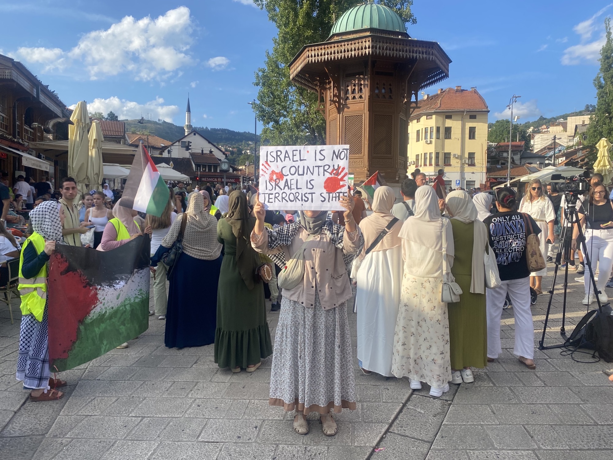 Protesti, Sarajevo, Palestina