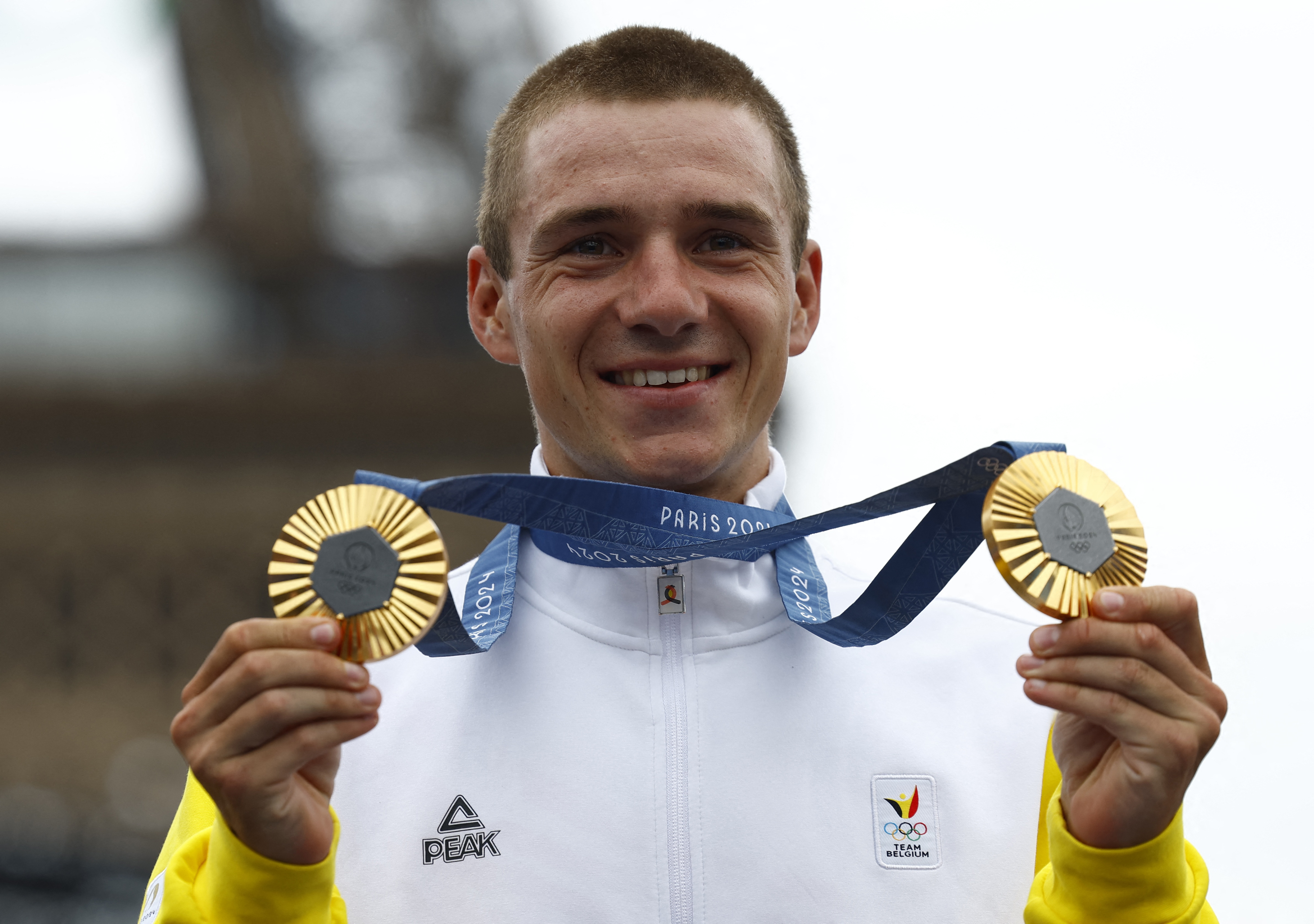 Road Cycling - Men's Road Race Victory Ceremony