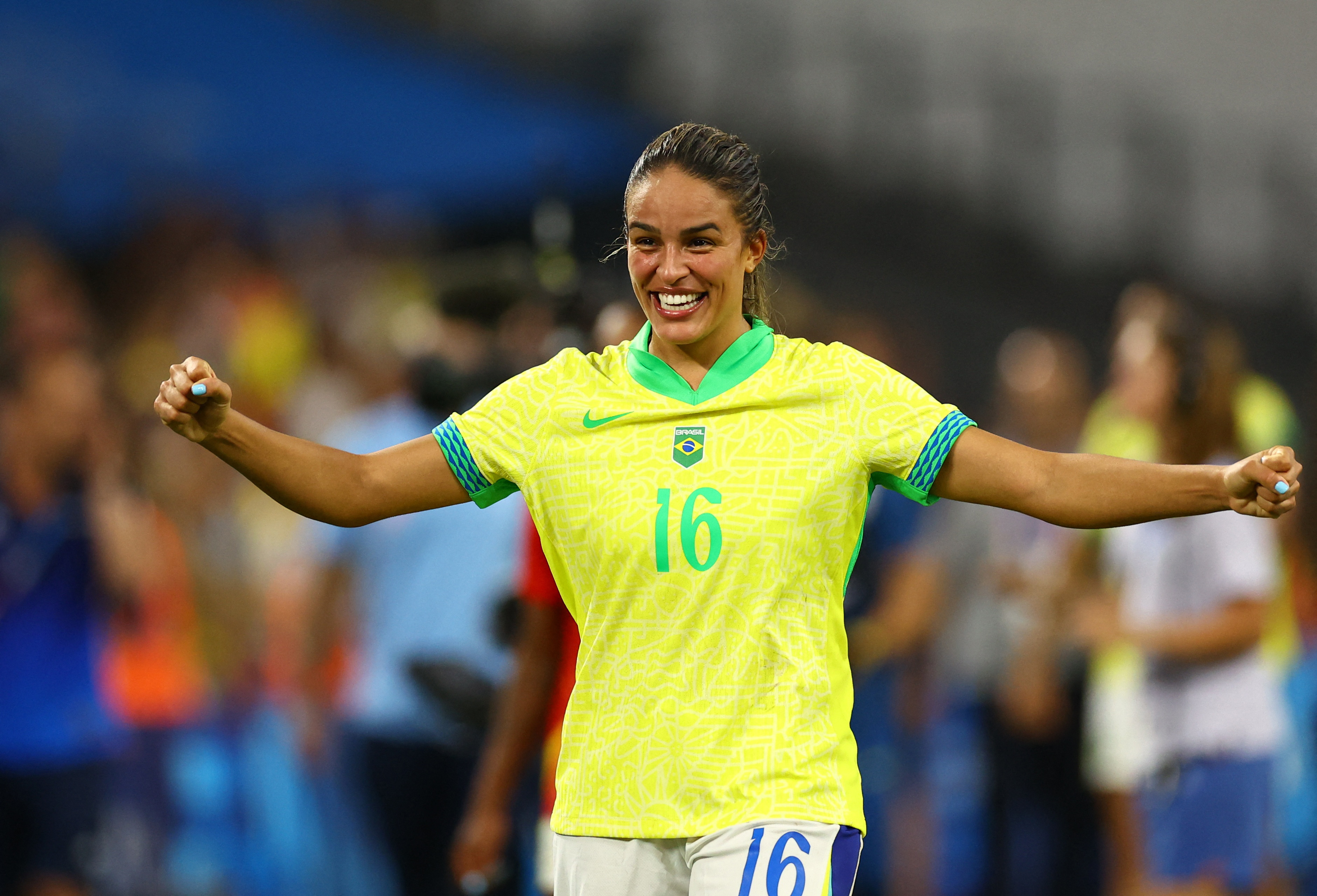 Football - Women's Semi-final - Brazil vs Spain