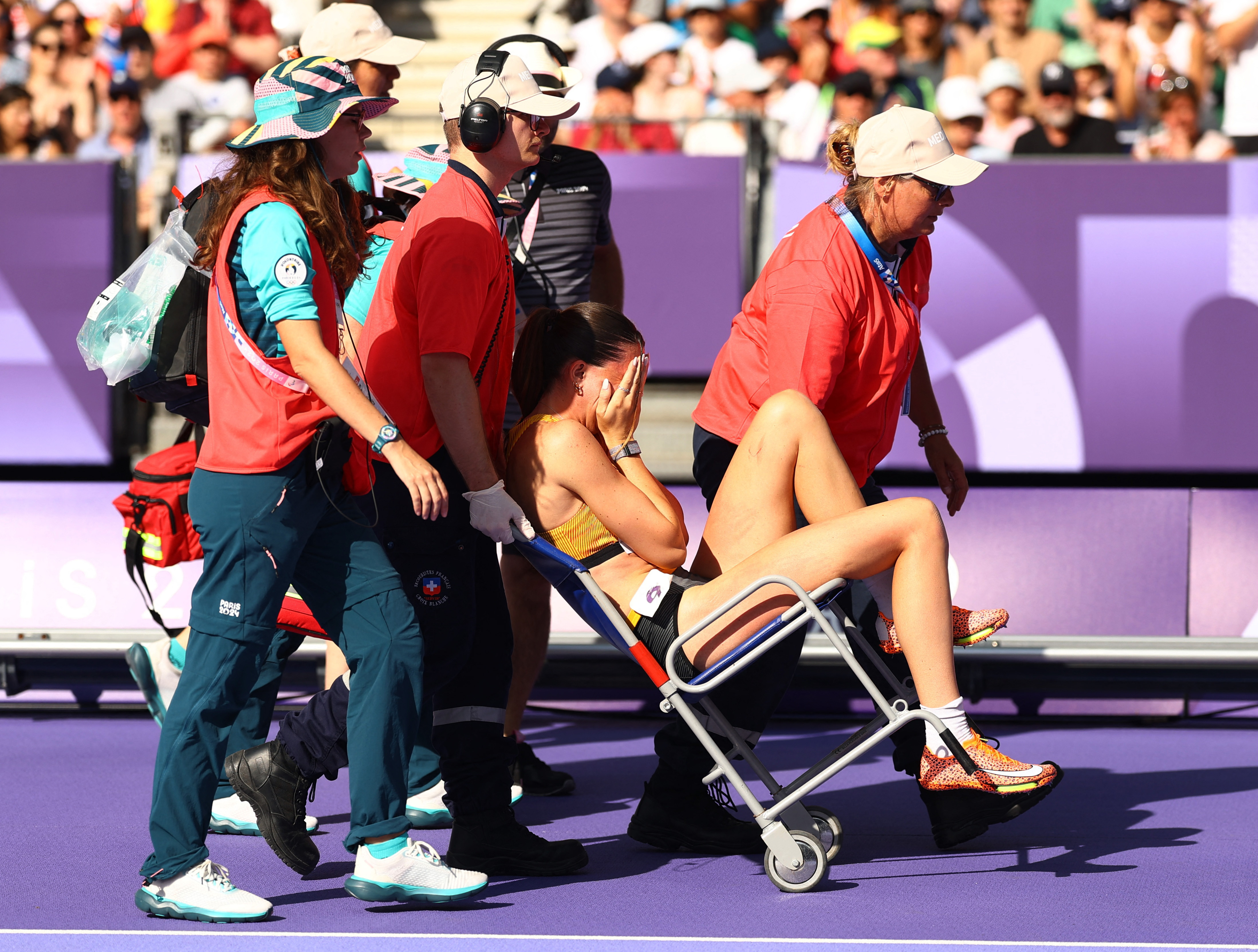 Athletics - Women's Heptathlon 100m Hurdles