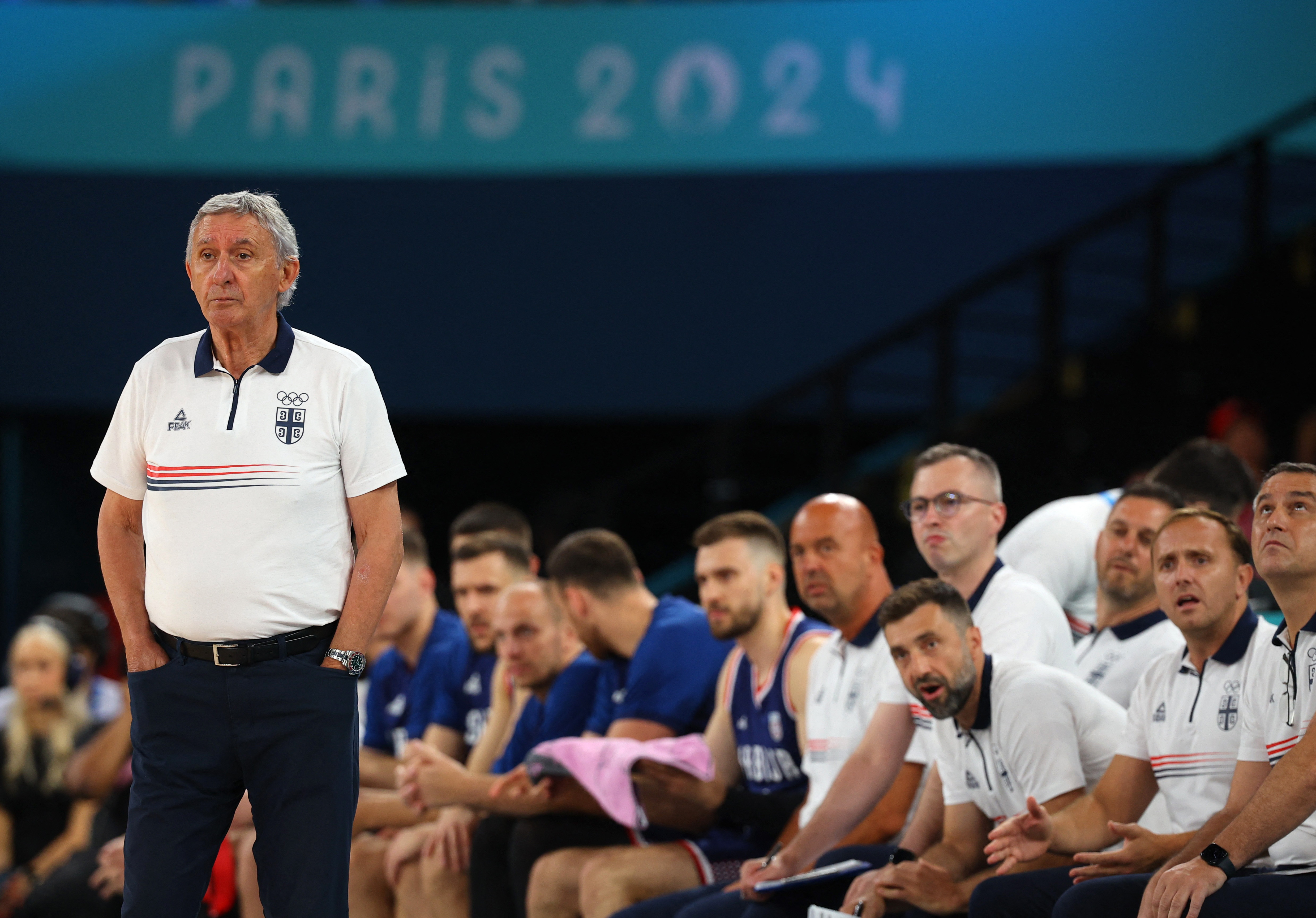 Basketball - Men's Semifinal - United States vs Serbia