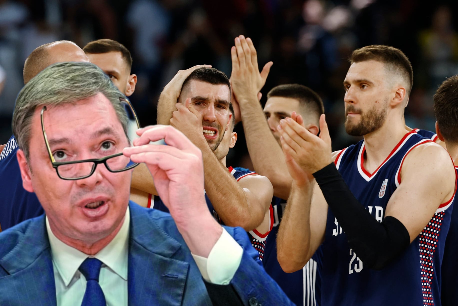 Vučić i KOšarkaši