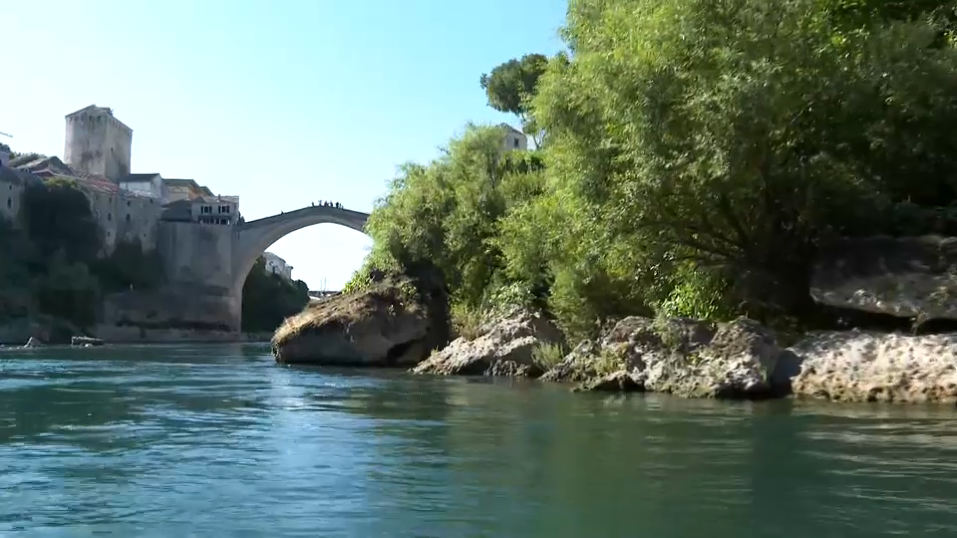 stari most voznja camcem neretva mostar