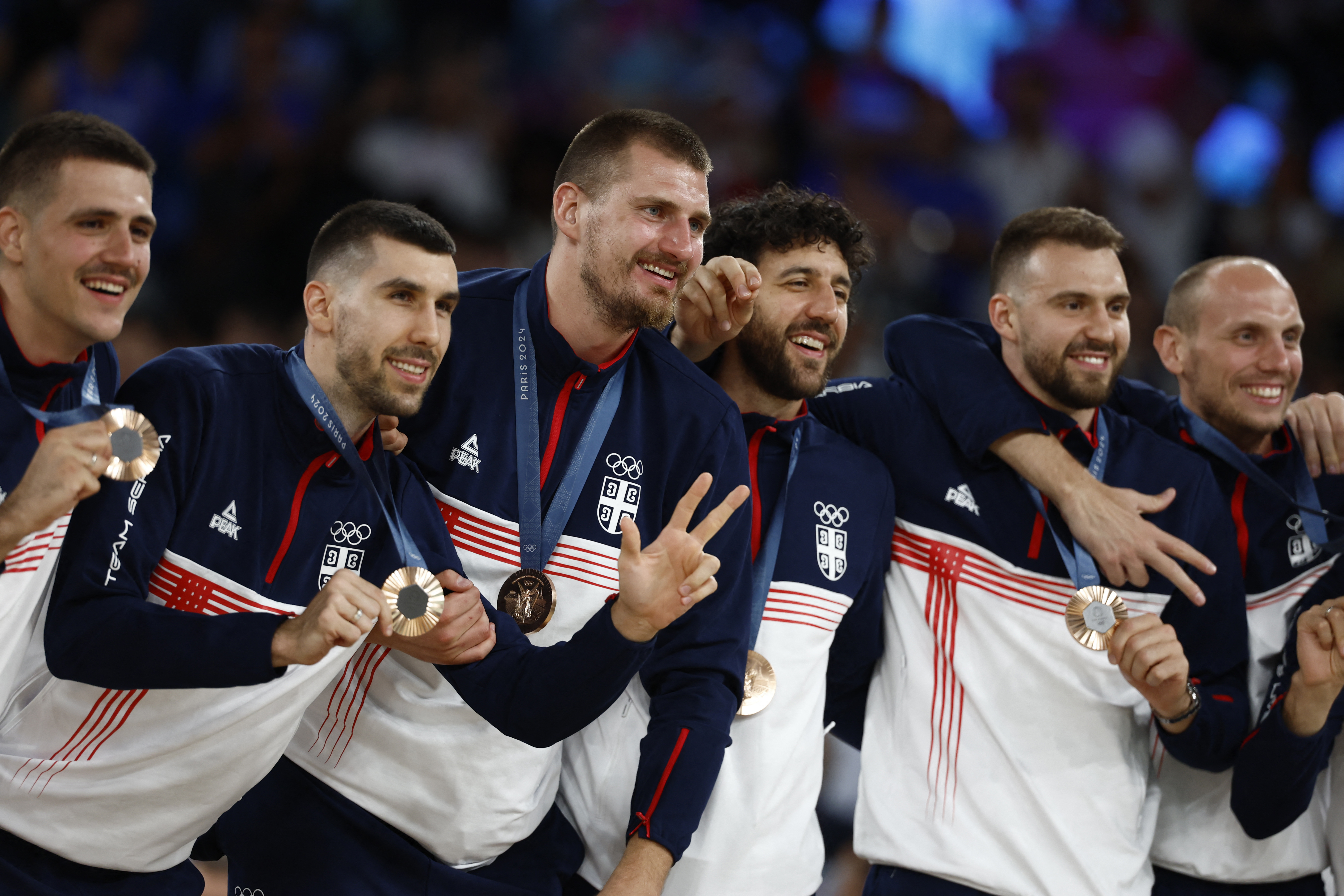 Basketball - Men's Victory Ceremony
