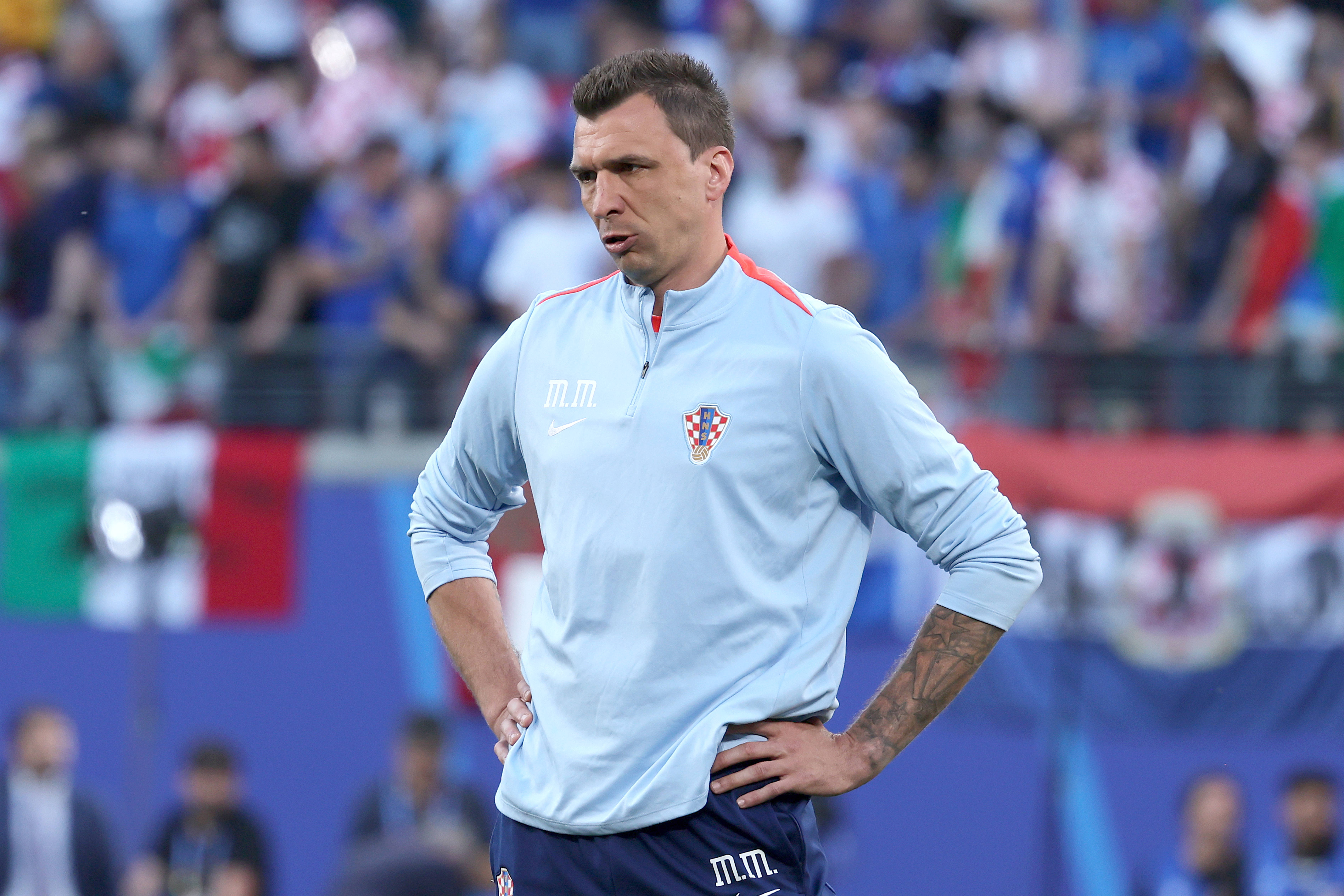 MARIO MANDZUKIC, Croazia, Euro 2024, Croazia vs Italia 1-1, 24-06-2024, Azione, Action, Single shot CAMPIONATI EUROPEI G