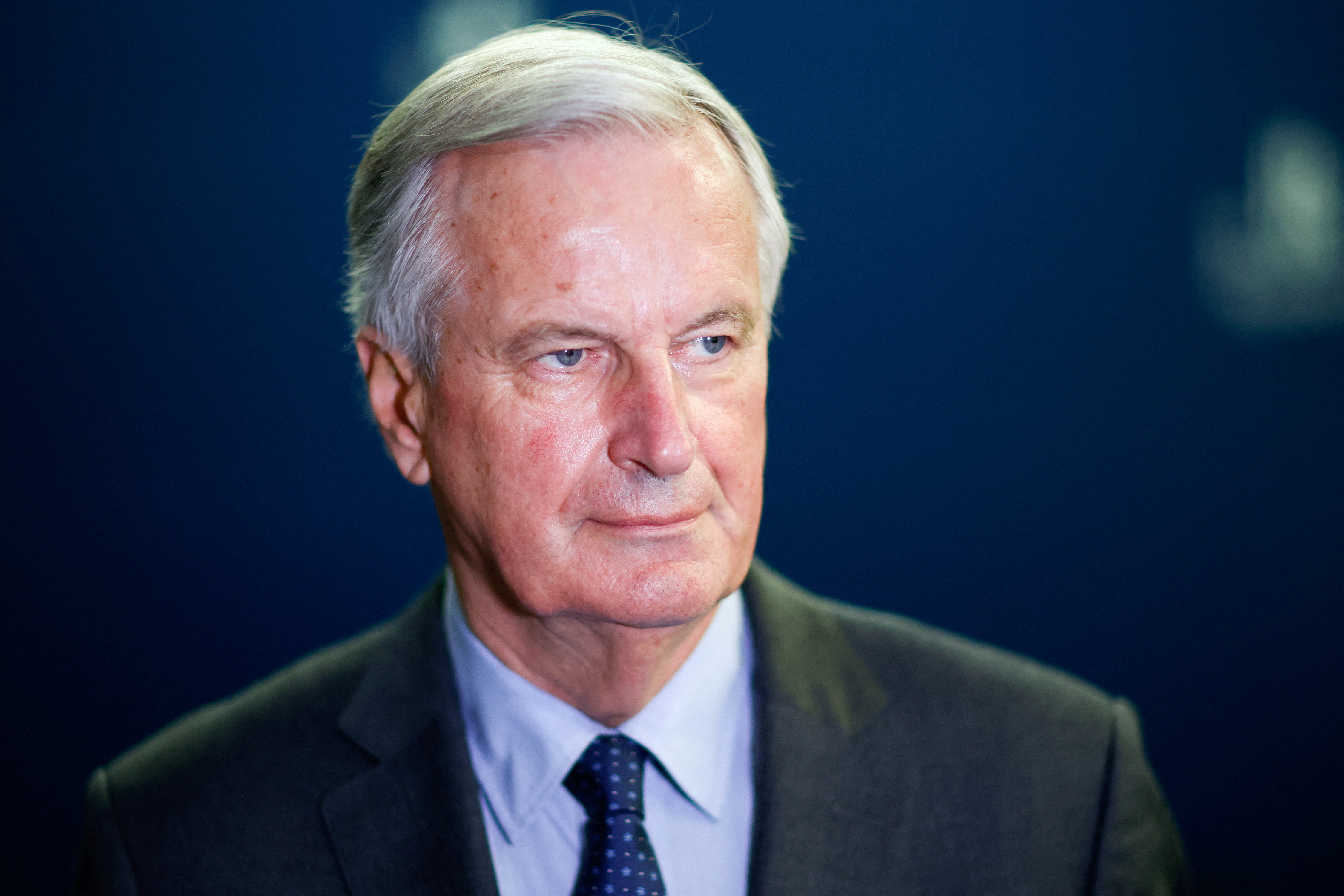 FILE PHOTO: Michel Barnier, former EU chief negotiator and Les Republicains party presidential primary candidate, in Paris
