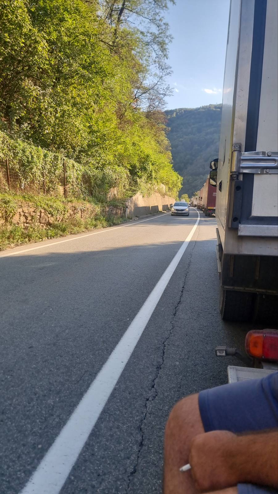 kolone vozila nakon nesreće u Vranduku