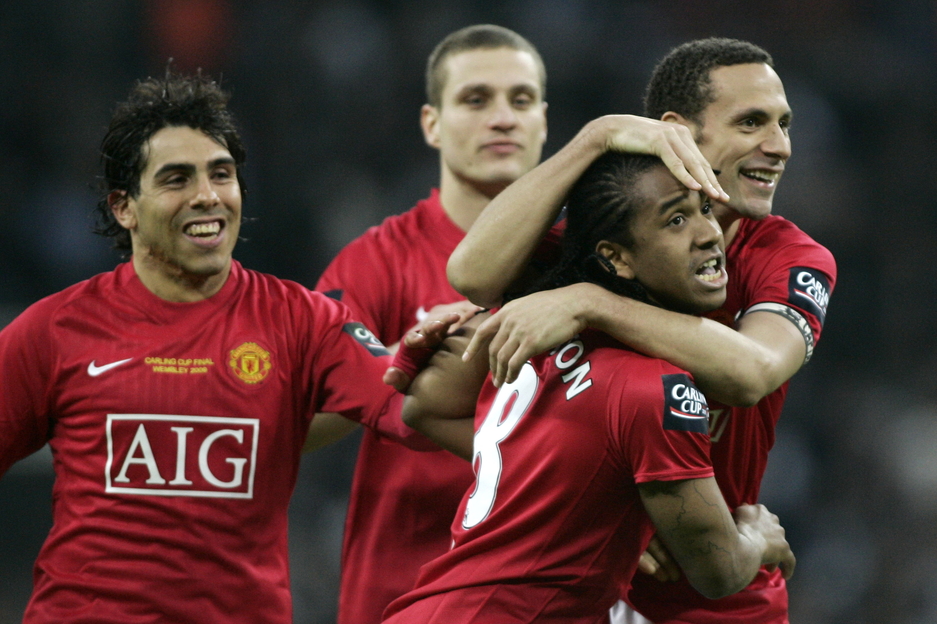 Rio Ferdinand, Anderson, Carlos Tevez, Nemanja Vidic