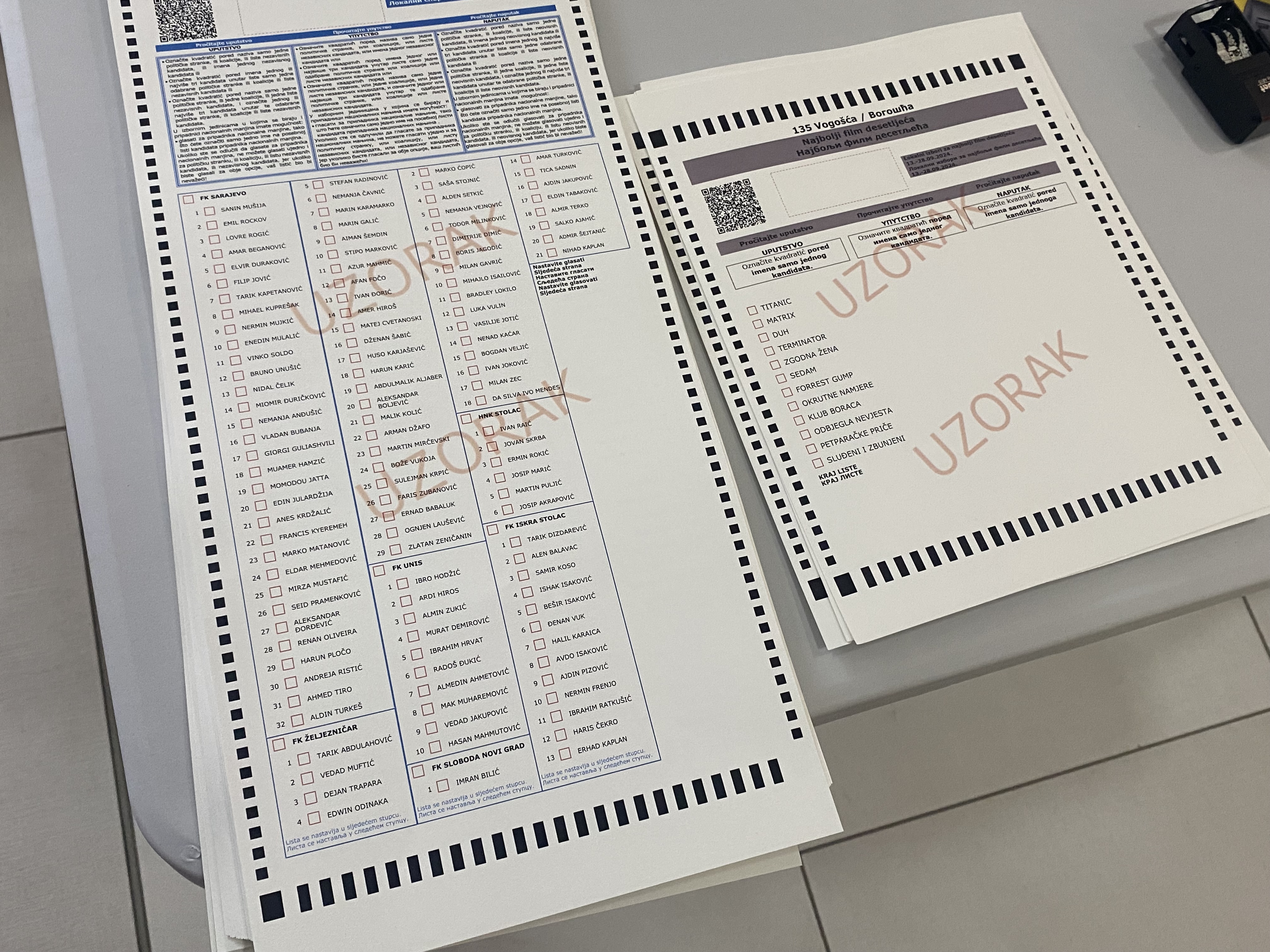 opticki skener glasanje