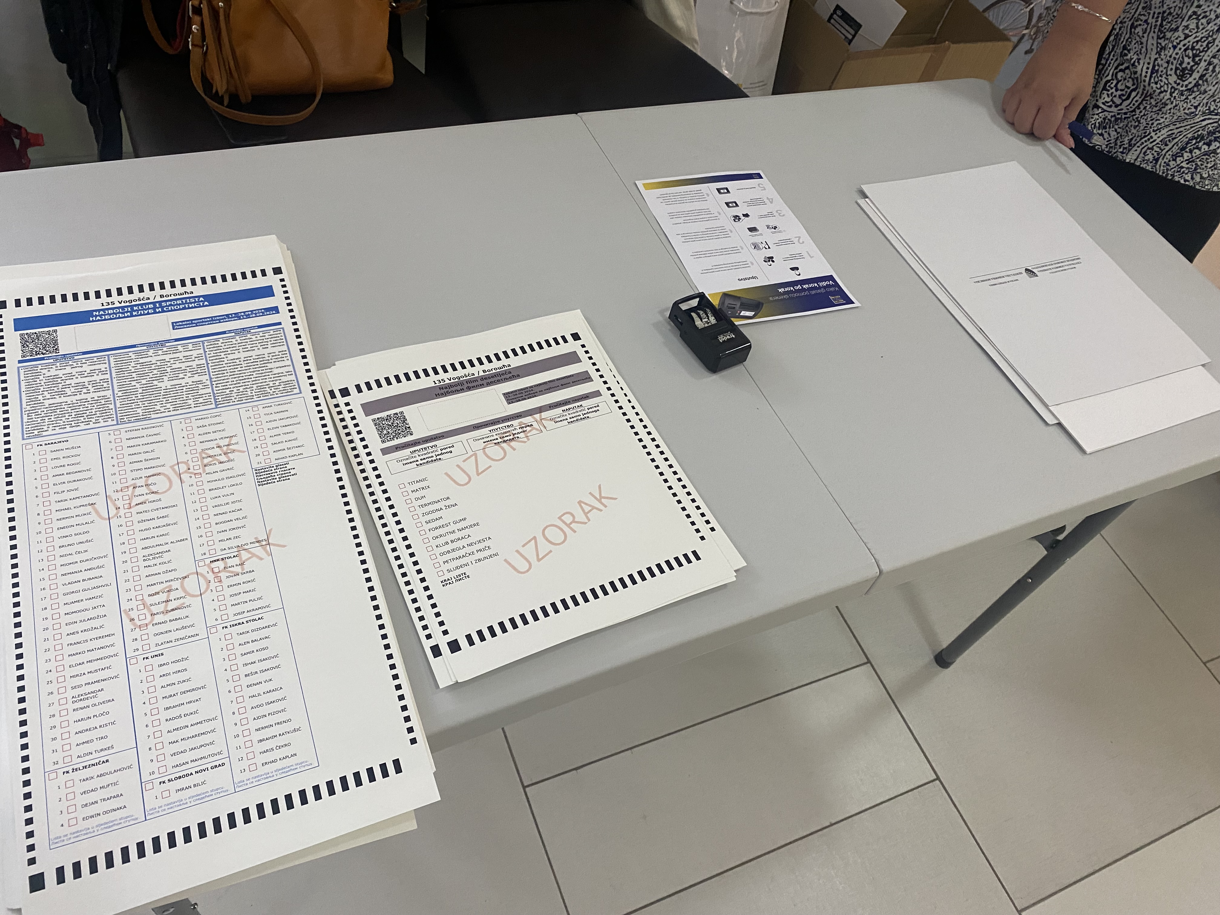 opticki skener glasanje