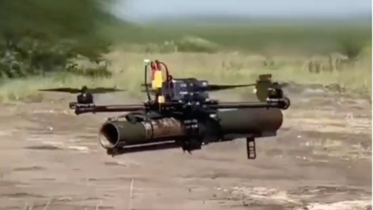 dron bacac granata ukrajina