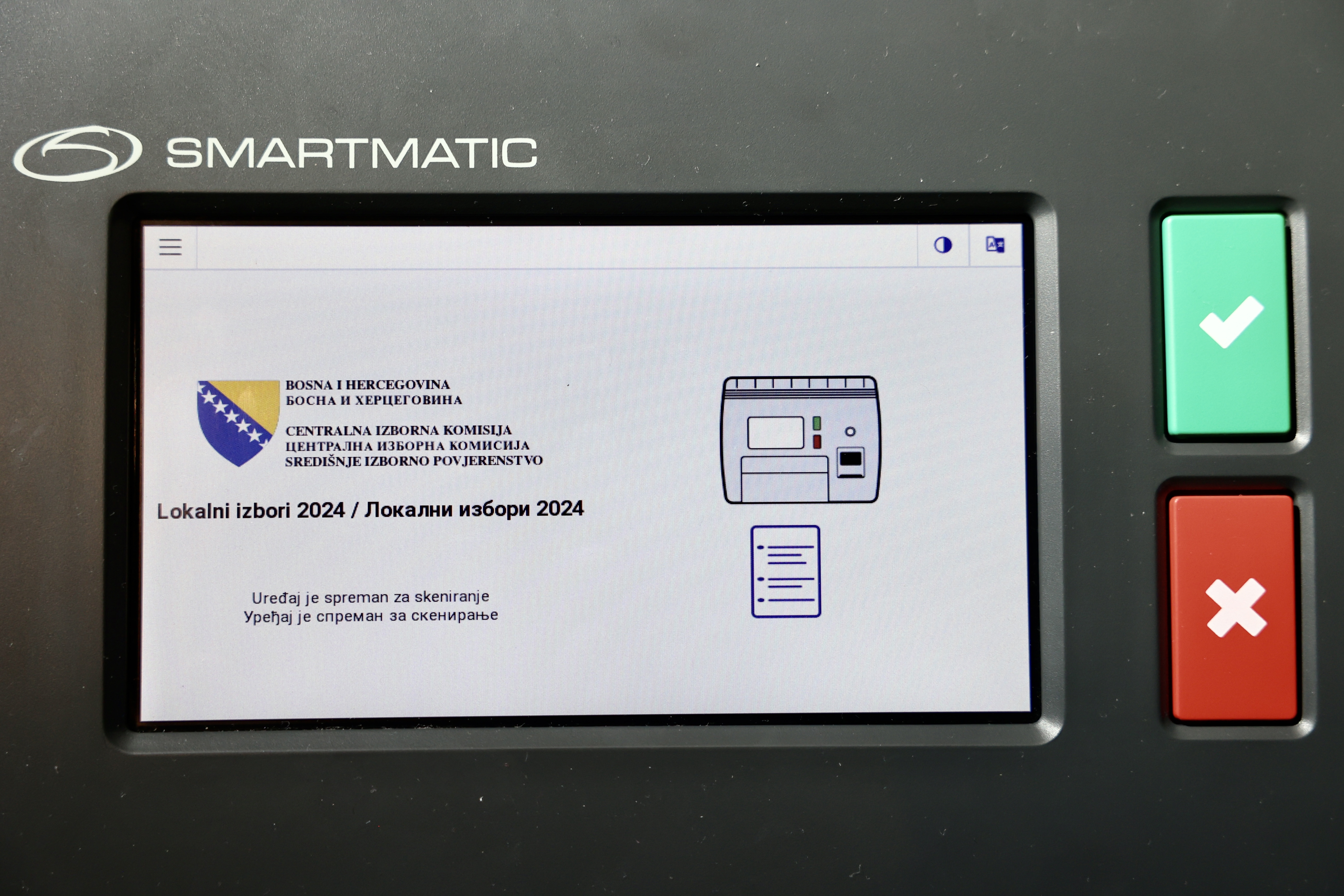 Simulacija glasanja, CIK skener