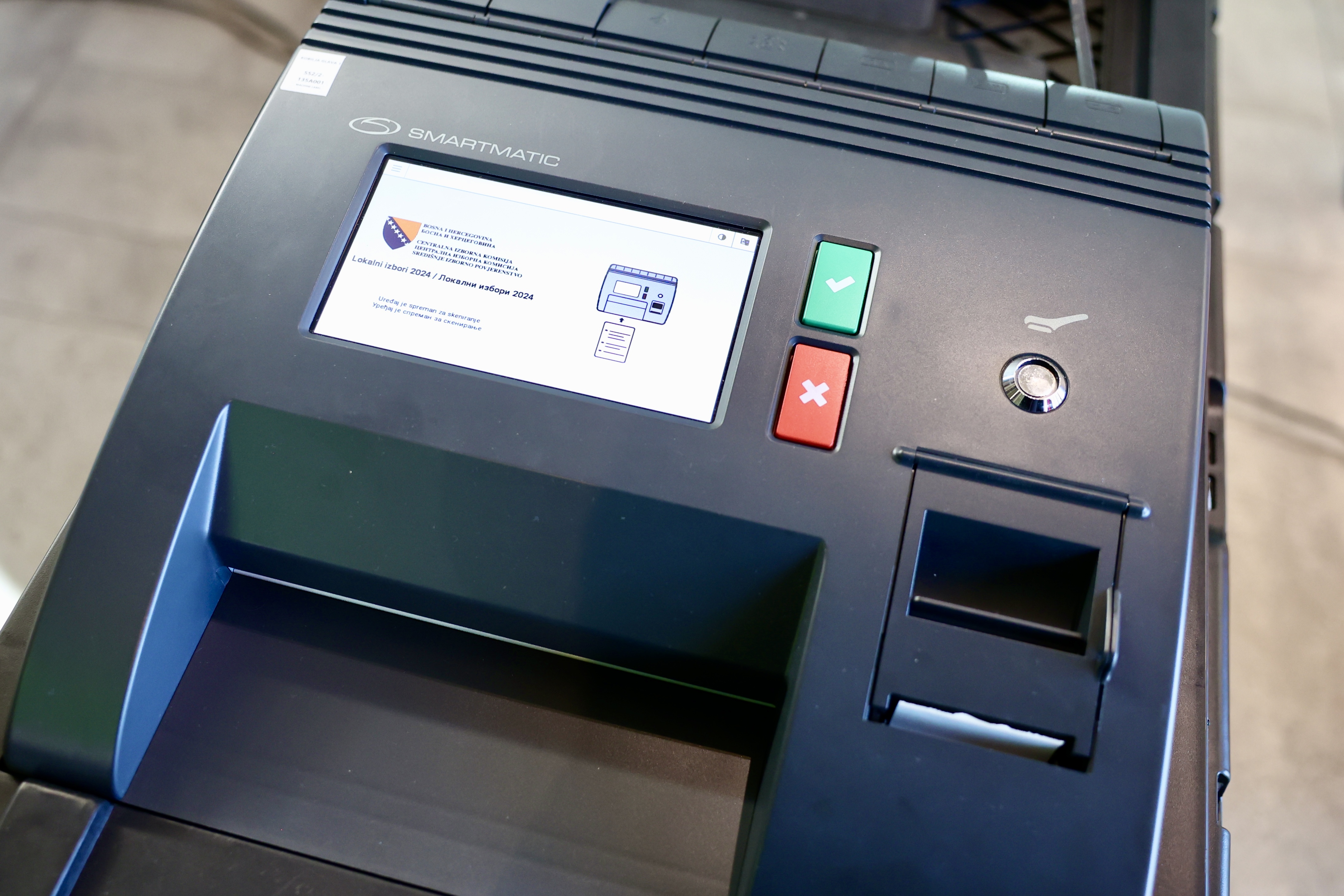 Simulacija glasanja, CIK skener