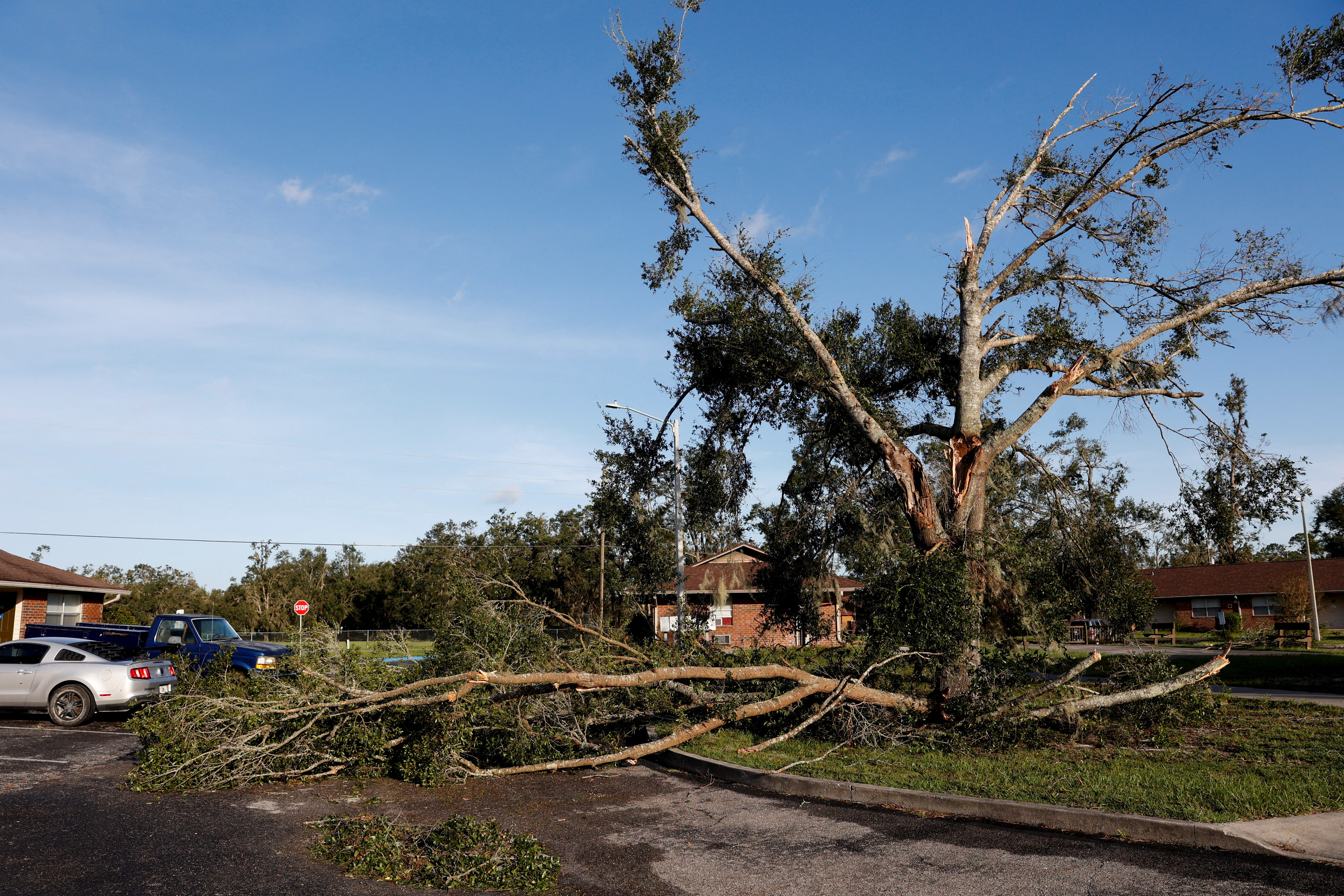 Aftermath of Hurricane Helene in Crawfordville