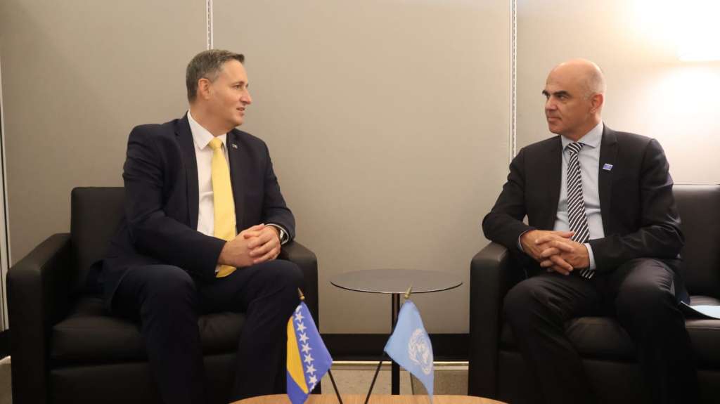 Denis Becirovic i Alain Berset