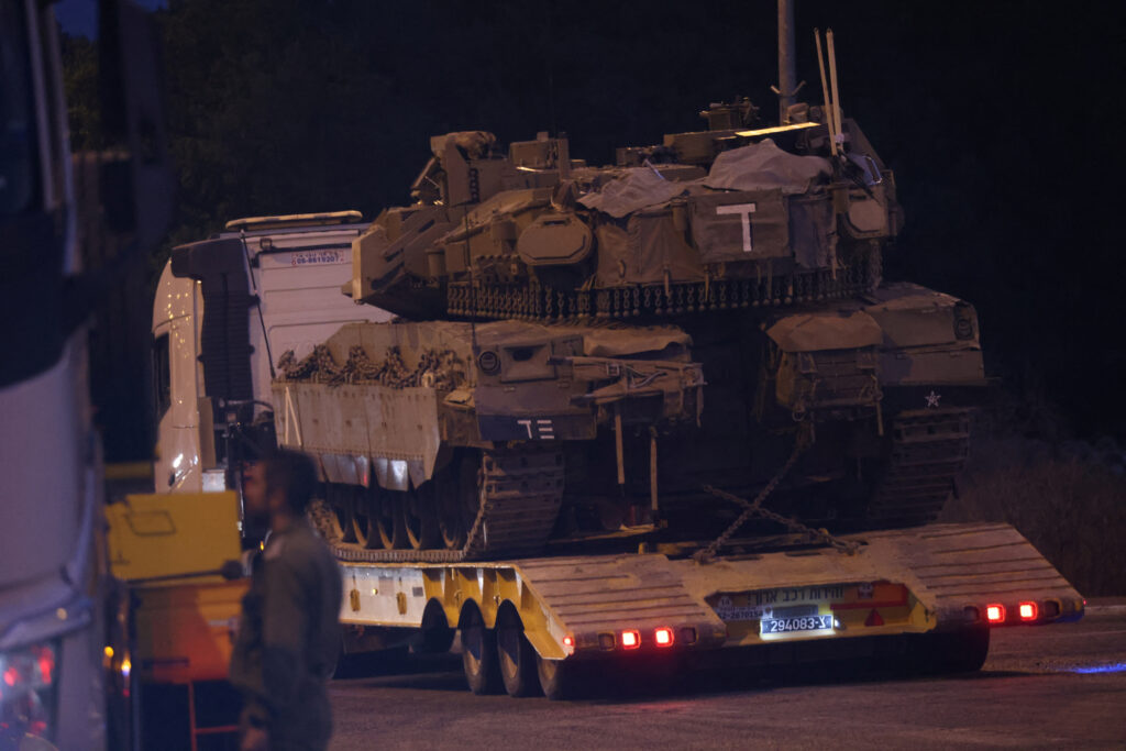 Ongoing hostilities between Hezbollah and Israeli forces, in northern Israel