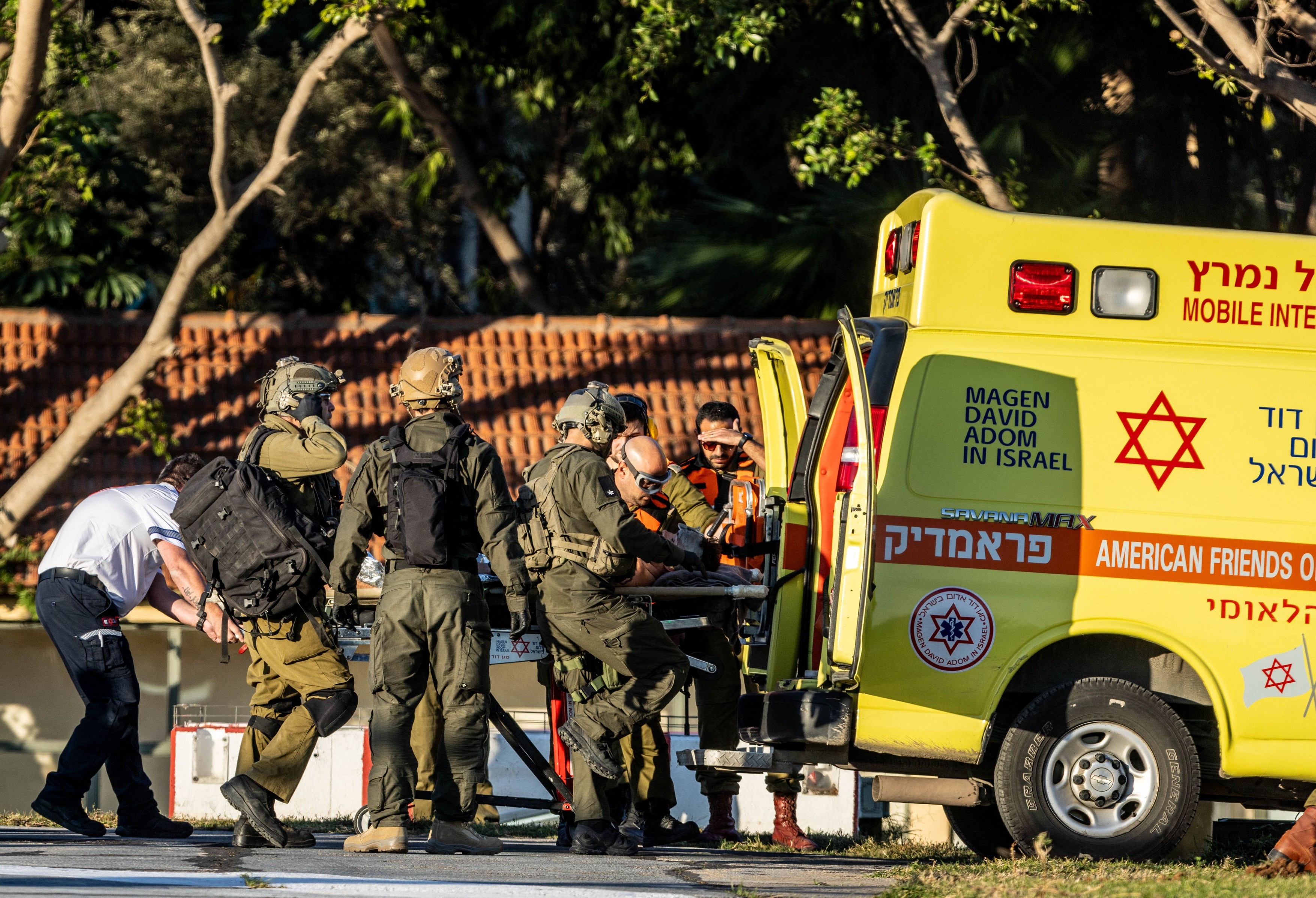 Injured Israeli soldier transferred to hospital in Tel Aviv