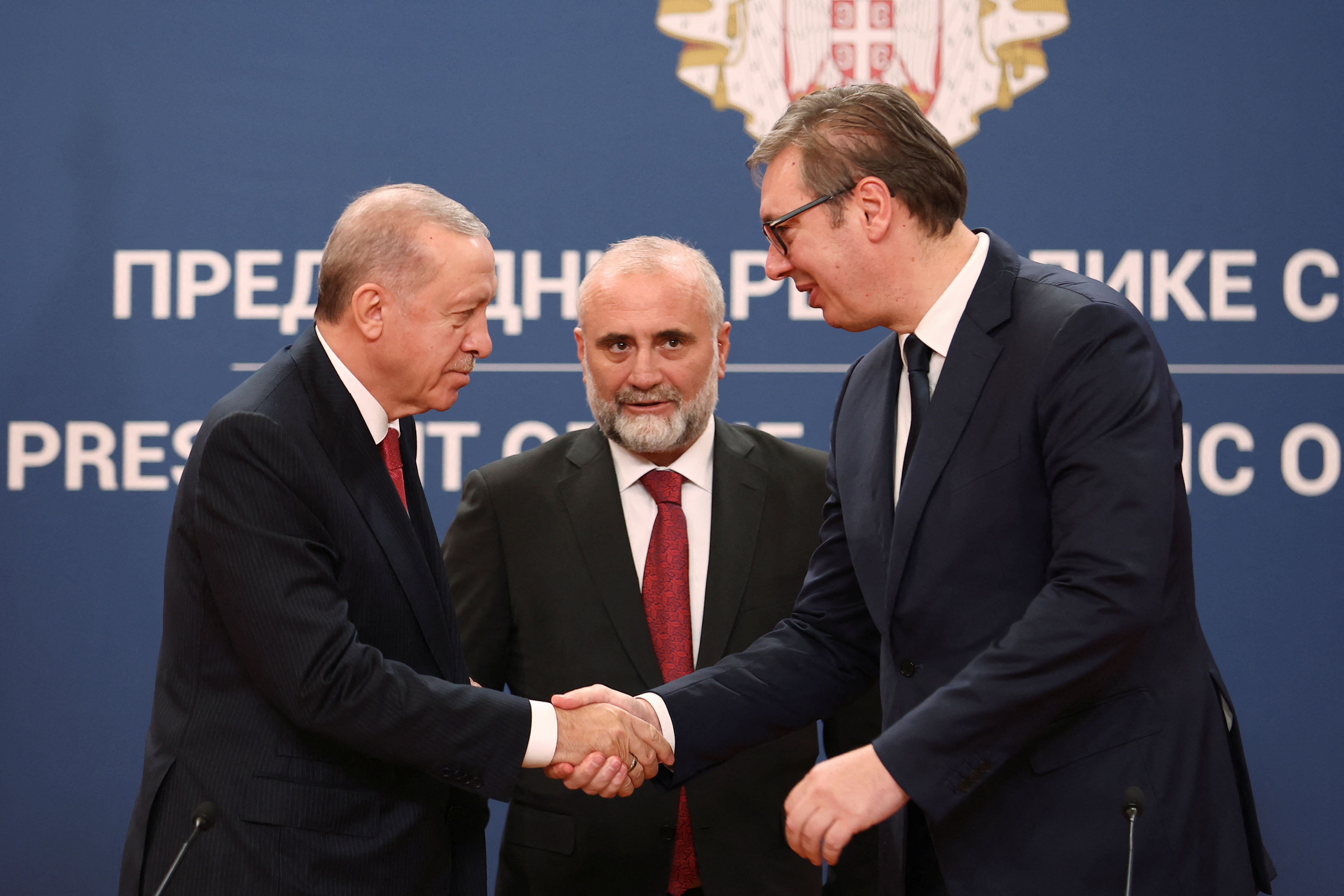 Turkish President Erdogan visits Serbia