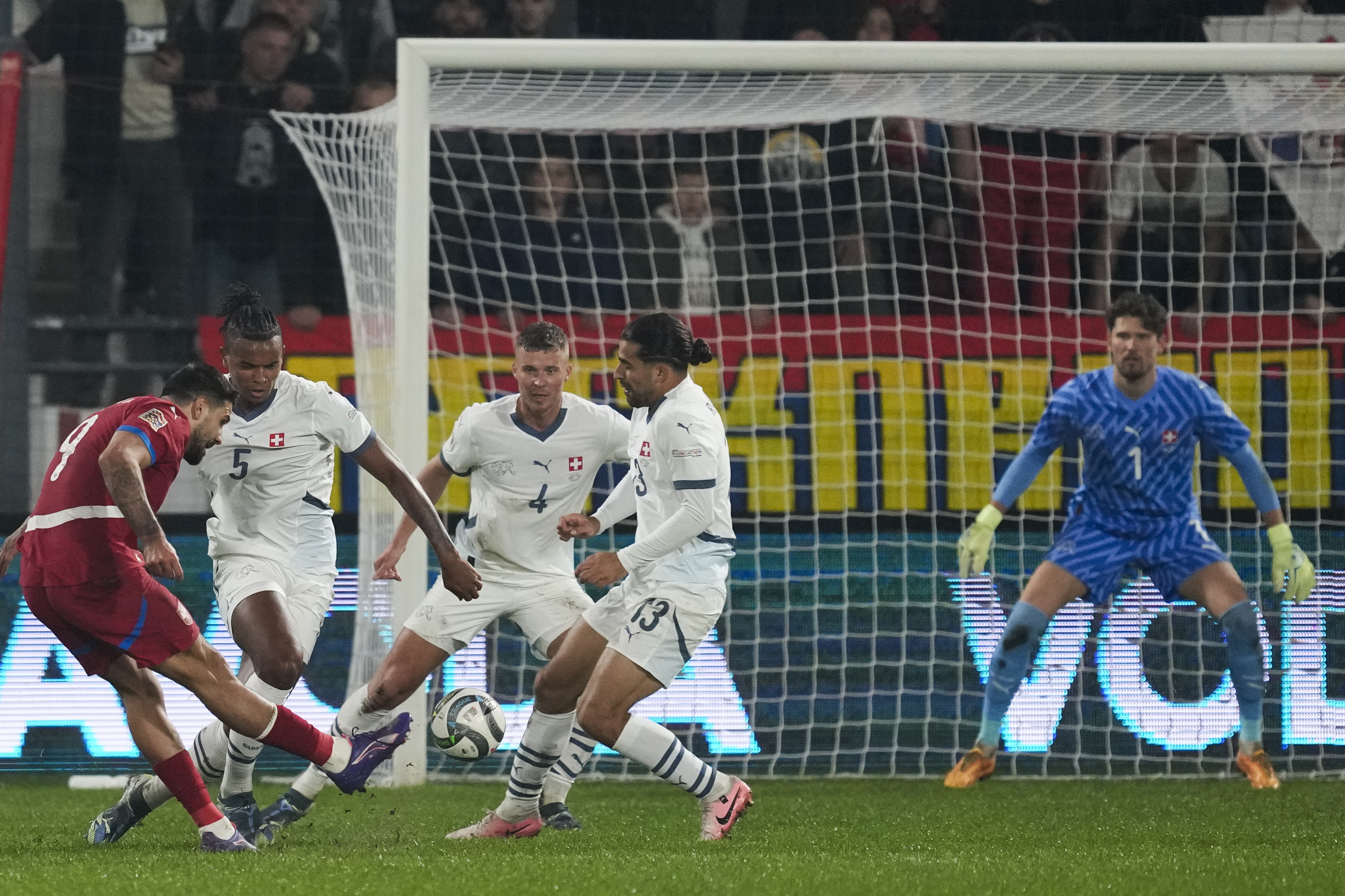 Serbia Switzerland Nations League Soccer