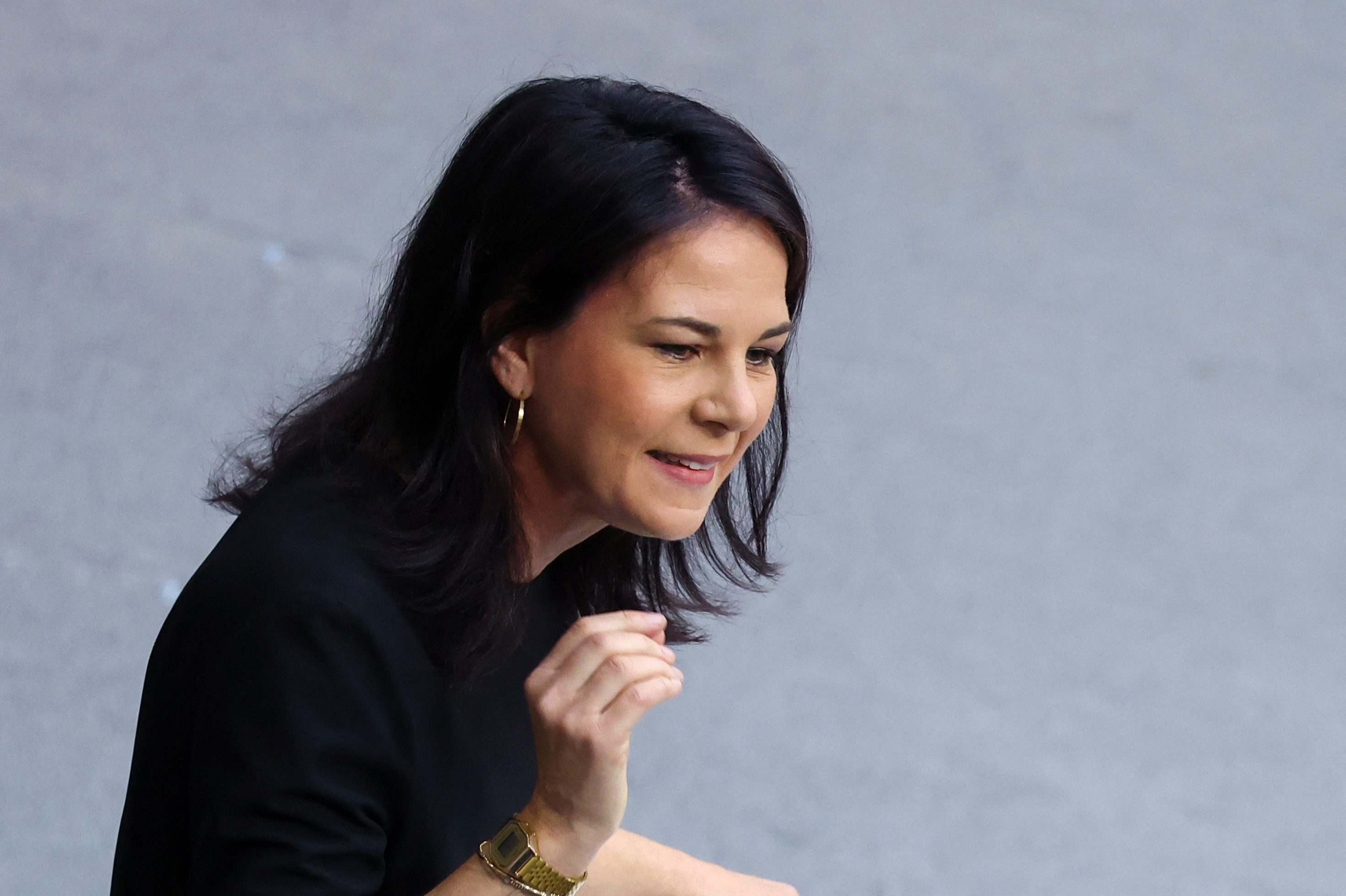 Session of the lower house of parliament Bundestag, in Berlin