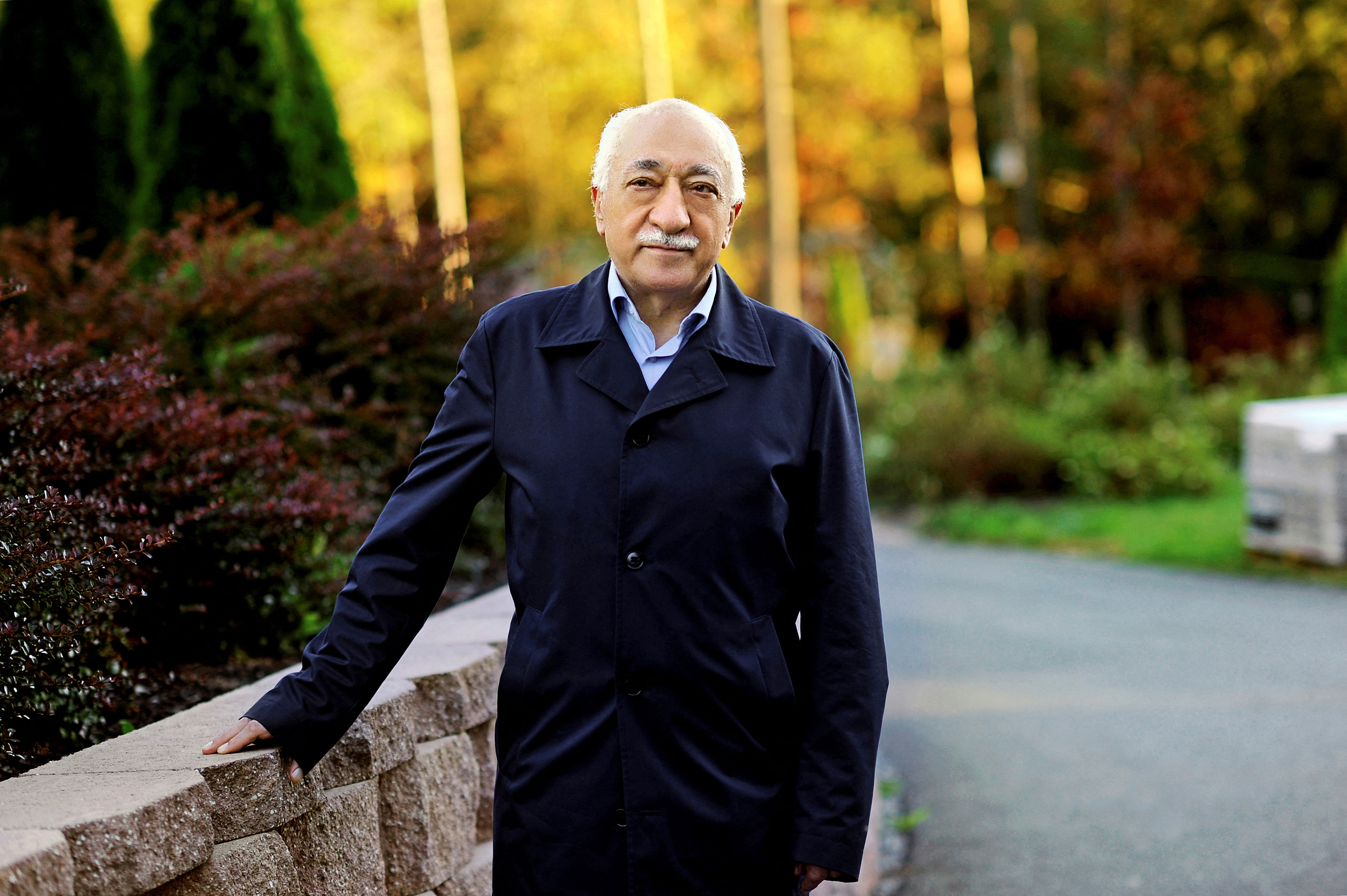 FILE PHOTO: Islamic preacher Fethullah Gulen is pictured at his residence in Saylorsburg, Pennsylvania