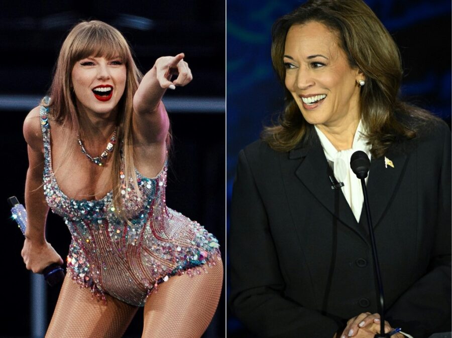 COMBO-US-MUSIC-CELEBRITY-VOTE-POLITICS-HARRIS-SWIFT