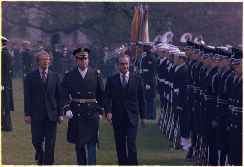 lossy-page1-800px-Jimmy_Carter_and_Shah_of_Iran_inspect_the_troop_during_welcoming_ceremony_for_the_Shah._-_NARA_-_176850.tif