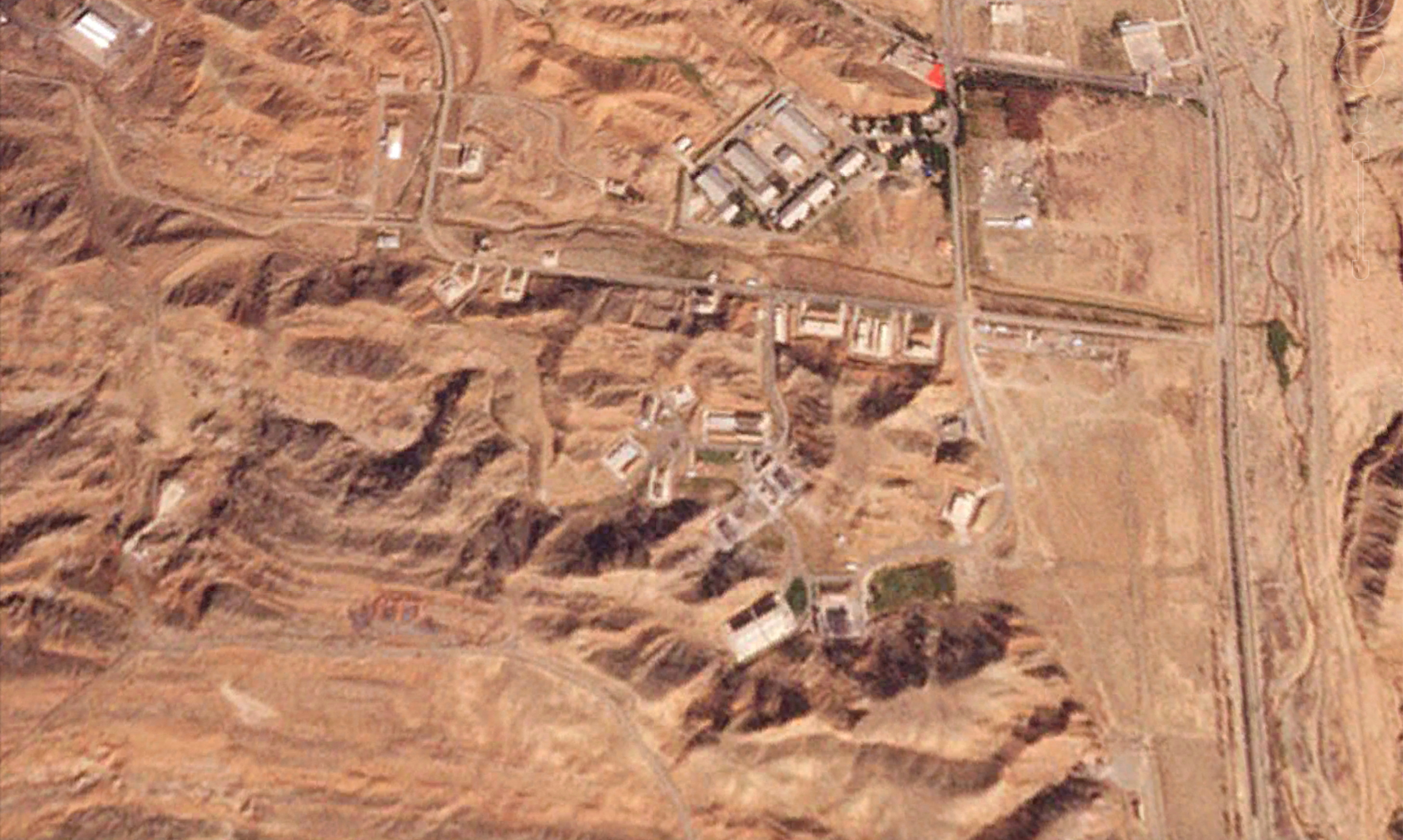FILE PHOTO: A satellite image shows Parchin rocket motor casting facility
