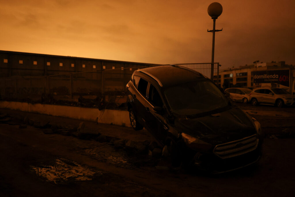 Aftermath of floods near Valencia