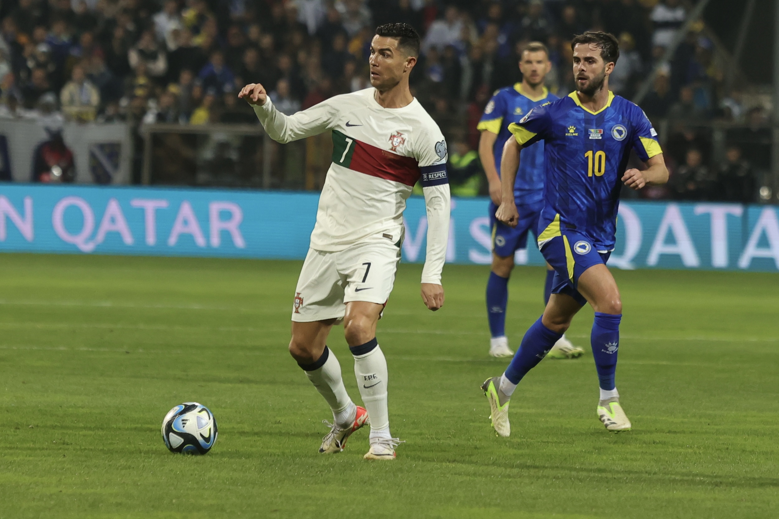 (SP)BOSNIA AND HERZEGOVINA ZENICA FOOTBALL UEFA EURO 2024 QUALIFIERS POR VS BIH