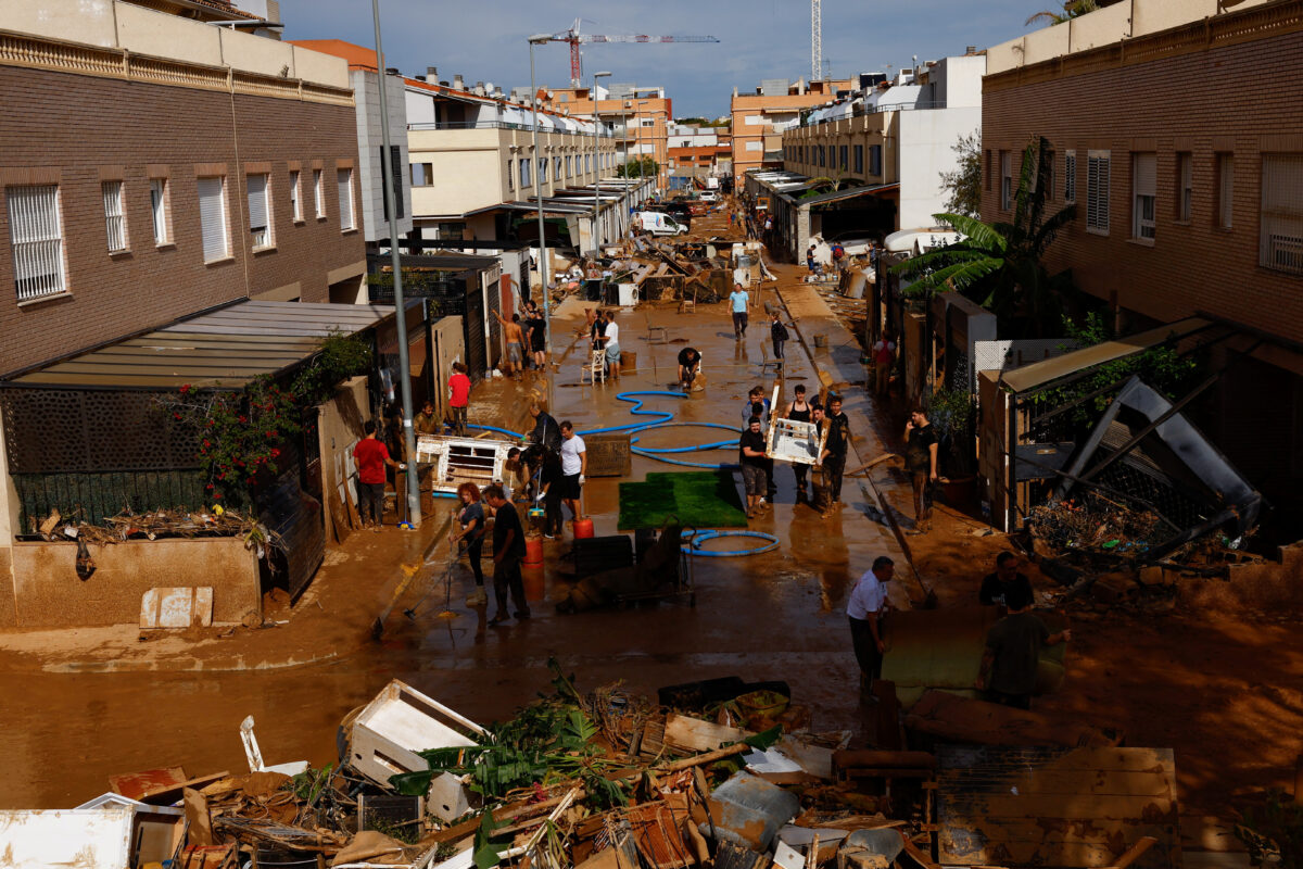 Aftermath of floods in Valencia