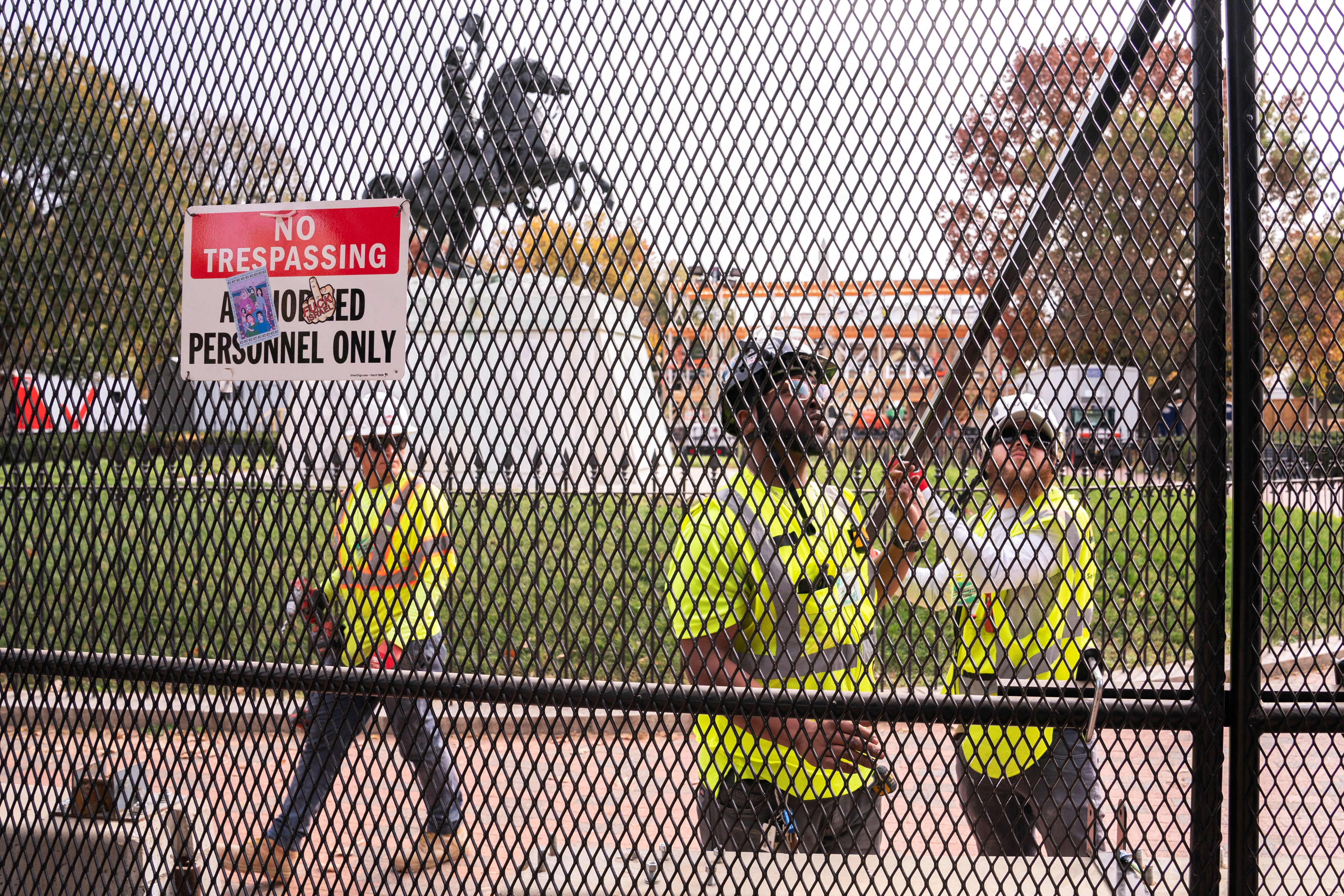 Preparations ahead of U.S. presidential election, in Washington