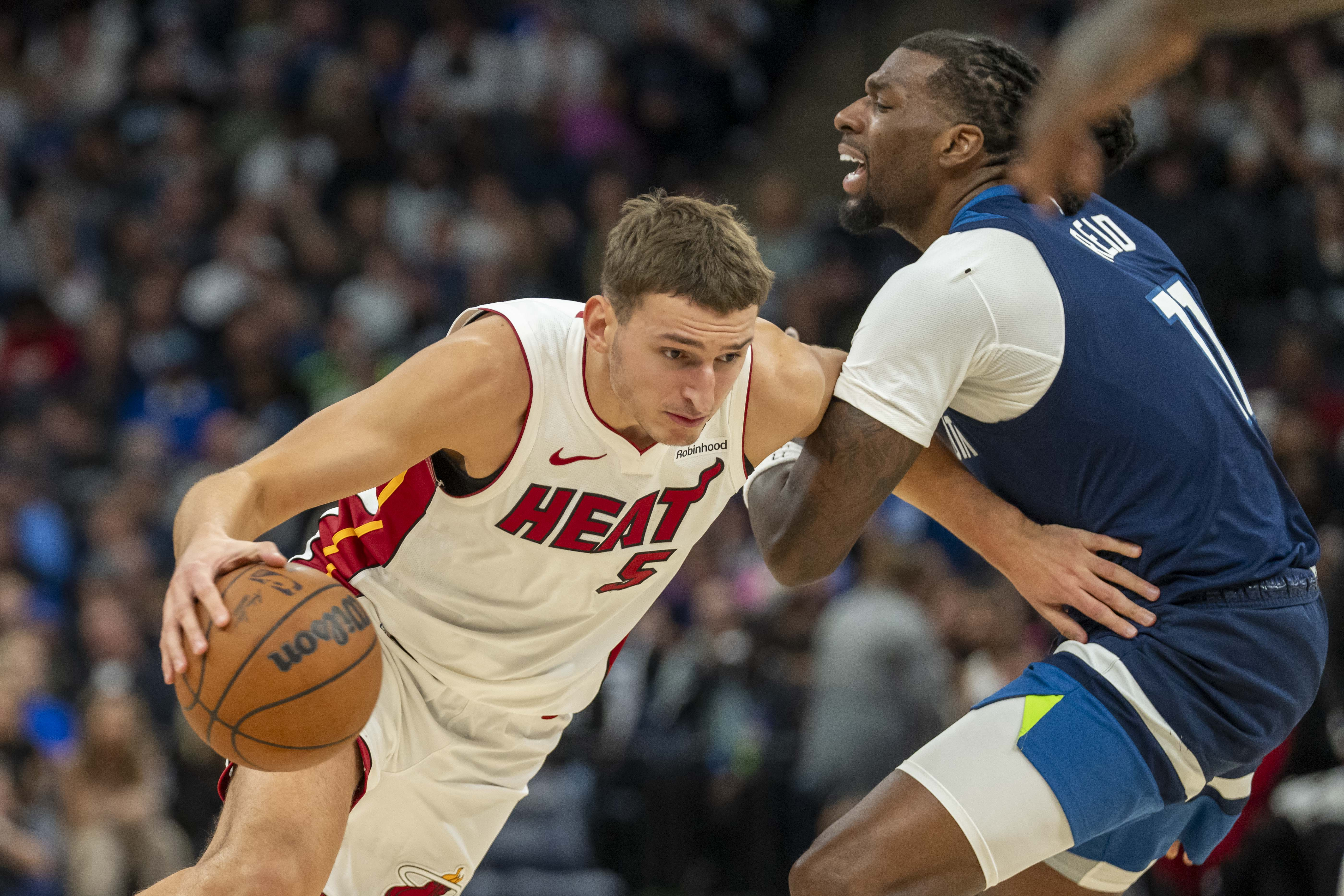 NBA: Miami Heat at Minnesota Timberwolves