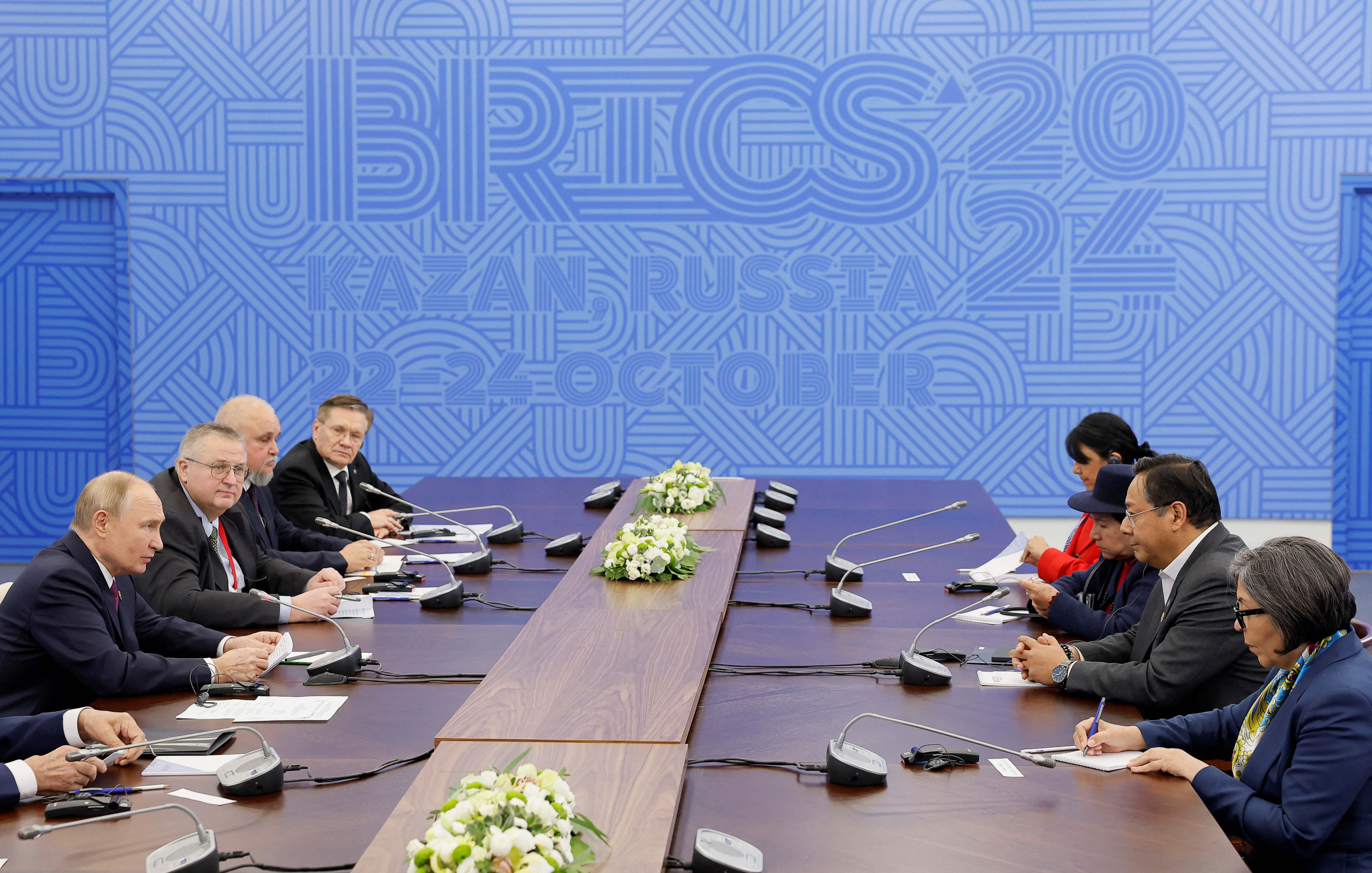 Russia's President Putin and Bolivia's President Arce meet in Kazan